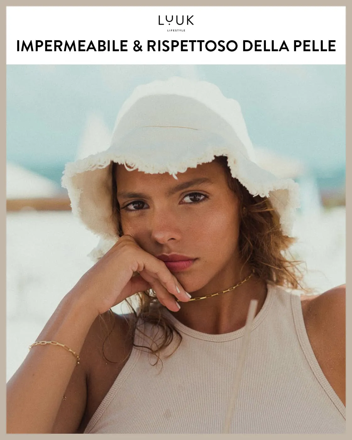LUUK LIFESTYLE Set di gioielli con collana e bracciale in acciaio inossidabile, argento - immagine 4