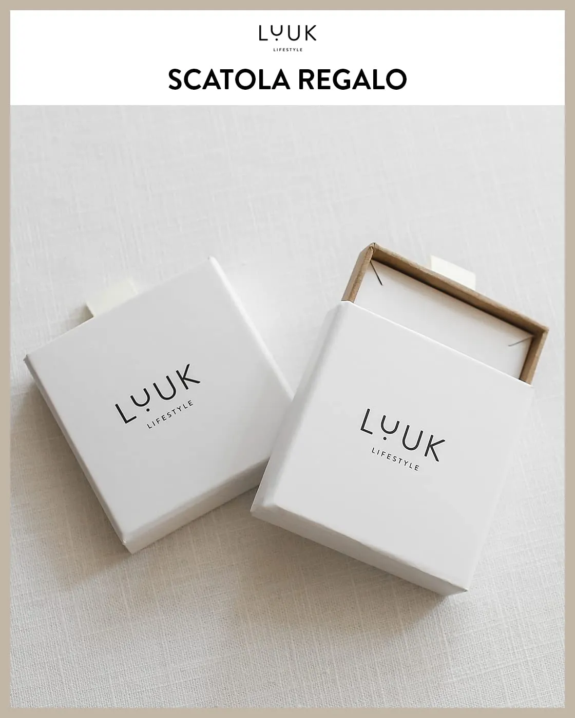 LUUK LIFESTYLE Collana in acciaio inossidabile con ciondolo a cerchio, 50cm, Argento - immagine 6