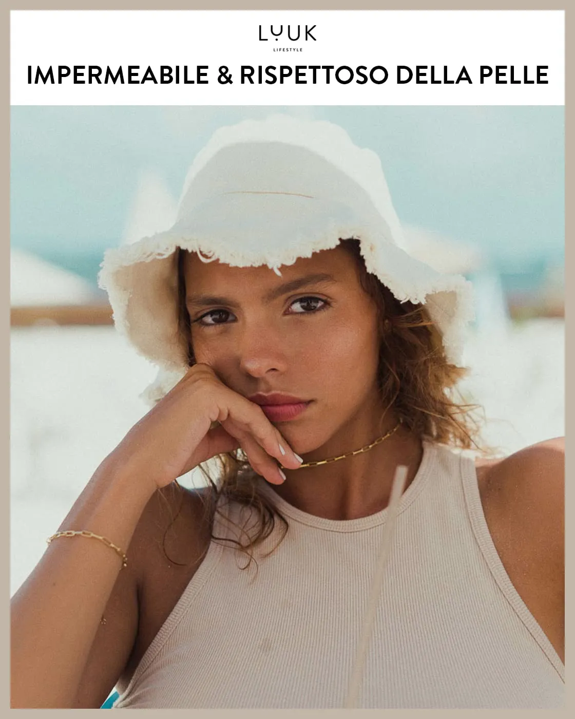 LUUK LIFESTYLE Bracciale in acciaio inossidabile catena forzatina regolabile, rosa - immagine 4
