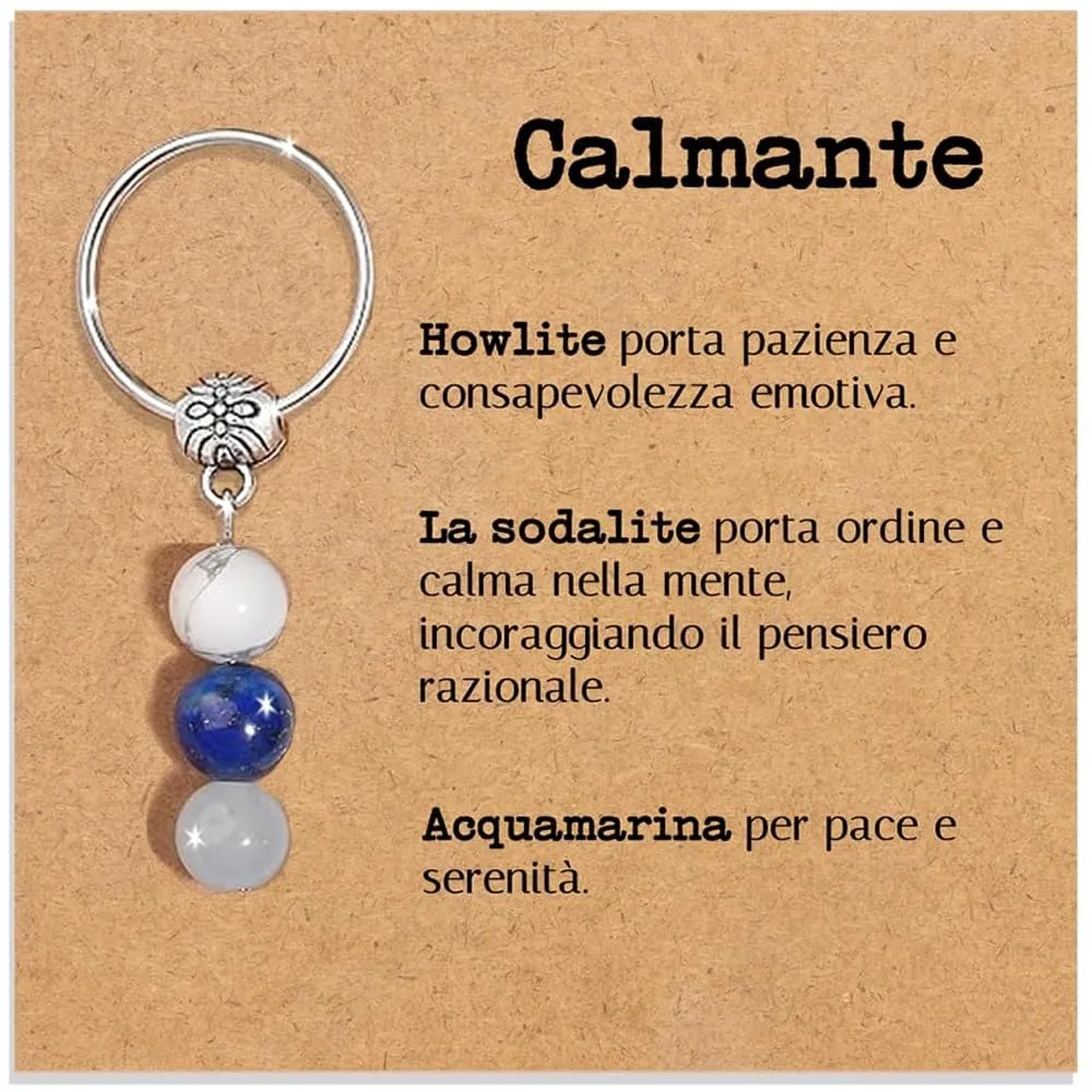Vulfire Portachiavi con cristalli naturali - immagine 1