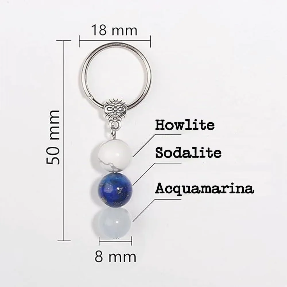 Vulfire Portachiavi con cristalli naturali - immagine 6