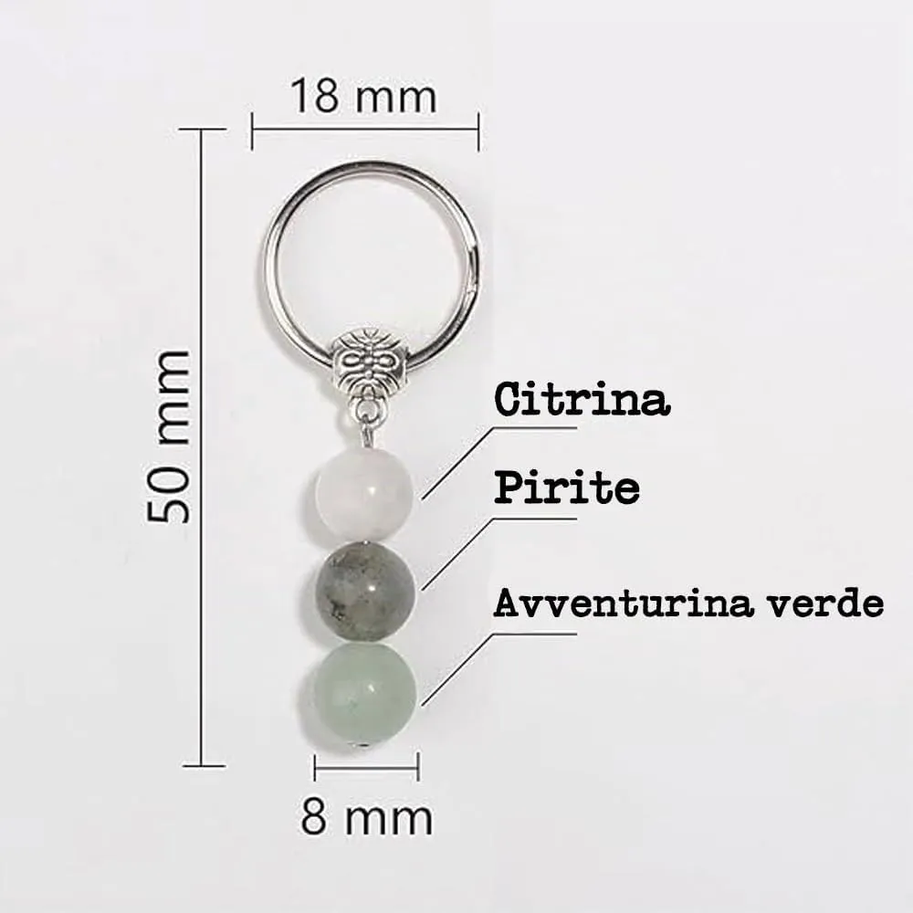 Vulfire Portachiavi con Cristalli Naturali - immagine 6