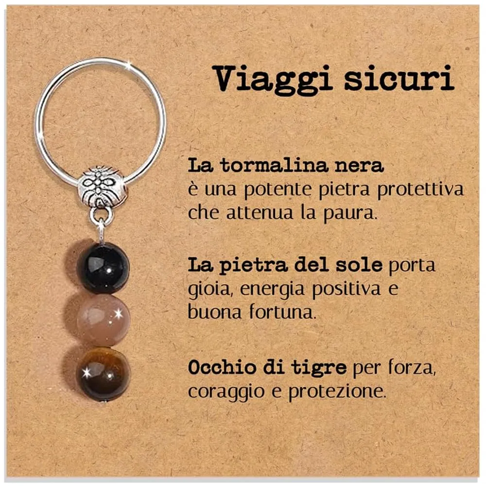 Vulfire Portachiavi con Cristalli Naturali - immagine 1