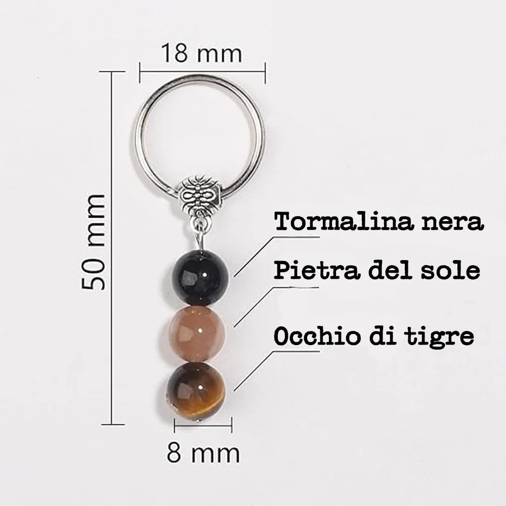 Vulfire Portachiavi con Cristalli Naturali - immagine 6