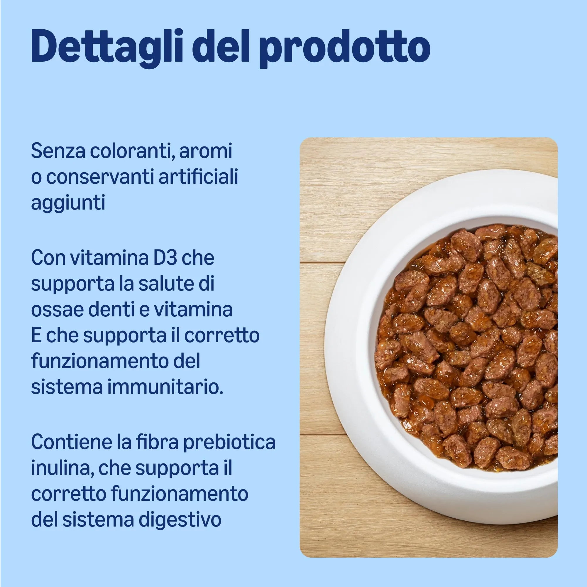 by Amazon Alimento completo per cani anziani, Selezione di carne in gelatina, 4.8kg (48 sacchetti da 100g) - immagine 3