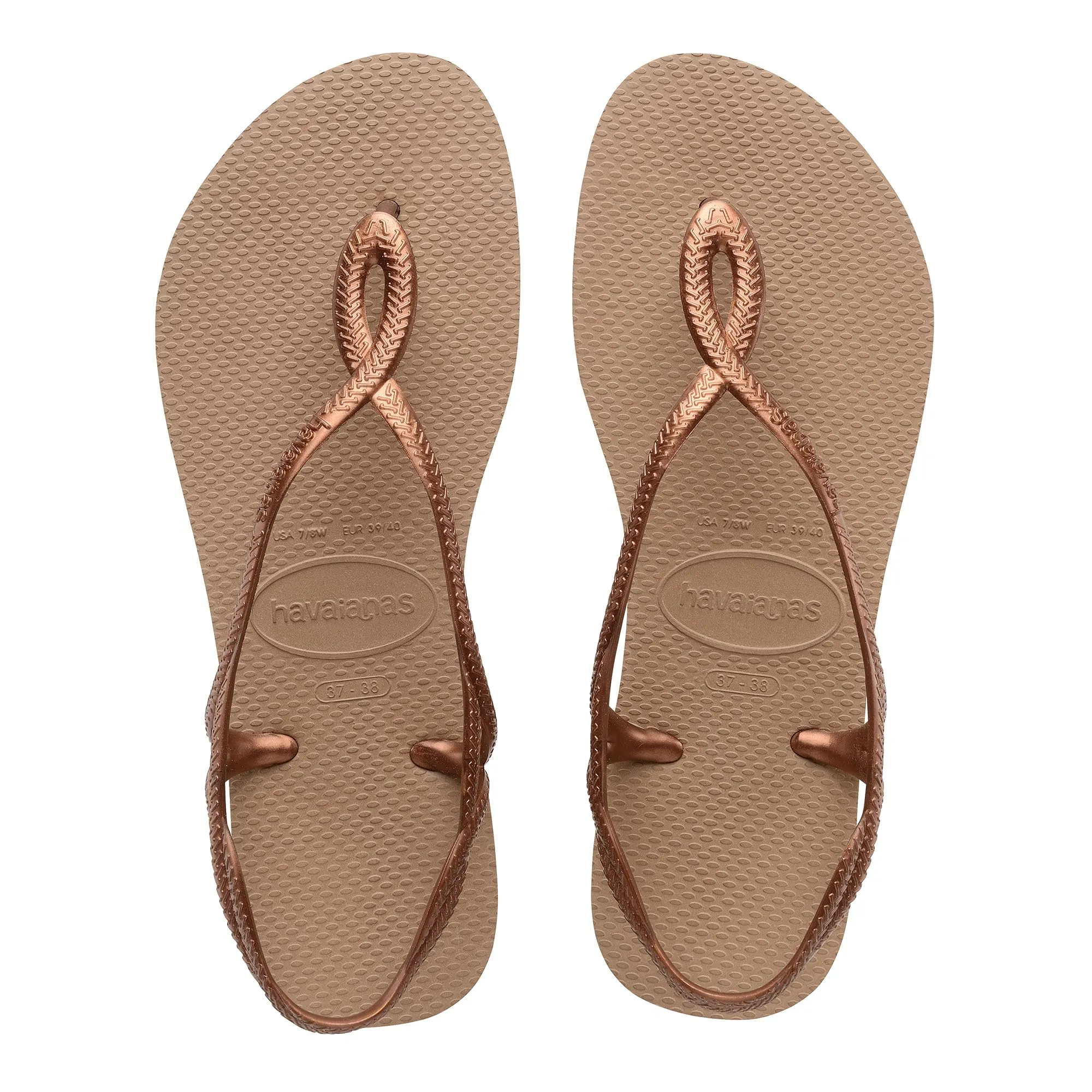 Havaianas Luna Donna Sandali Oro Rosa 37/38 EU - immagine 1