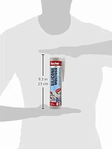 Fischer Silicone Acetico Multiuso Marrone SAM 280 ml, Sigillante Antimuffa 9356 - immagine 8
