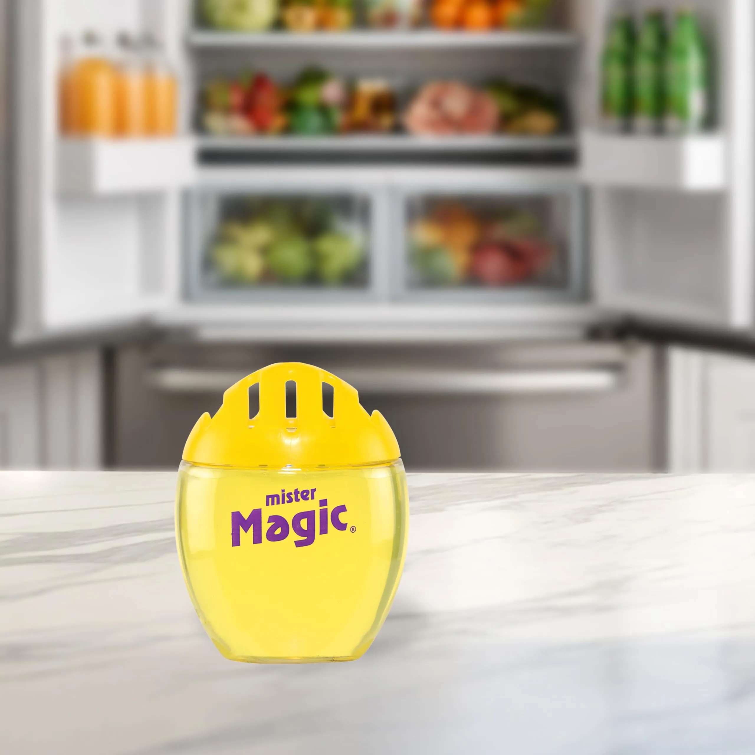 Mister Magic Assorbiodori Frigo, Gel Naturale con Estratti di Limone, 1 Unità - immagine 2