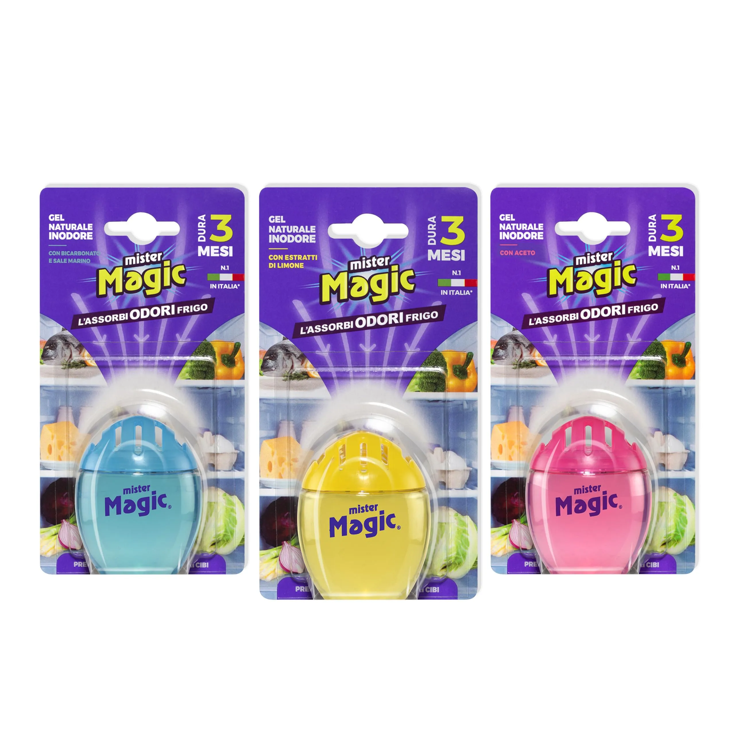 Mister Magic Assorbiodori Frigo, Gel Naturale con Estratti di Limone, 1 Unità - immagine 12