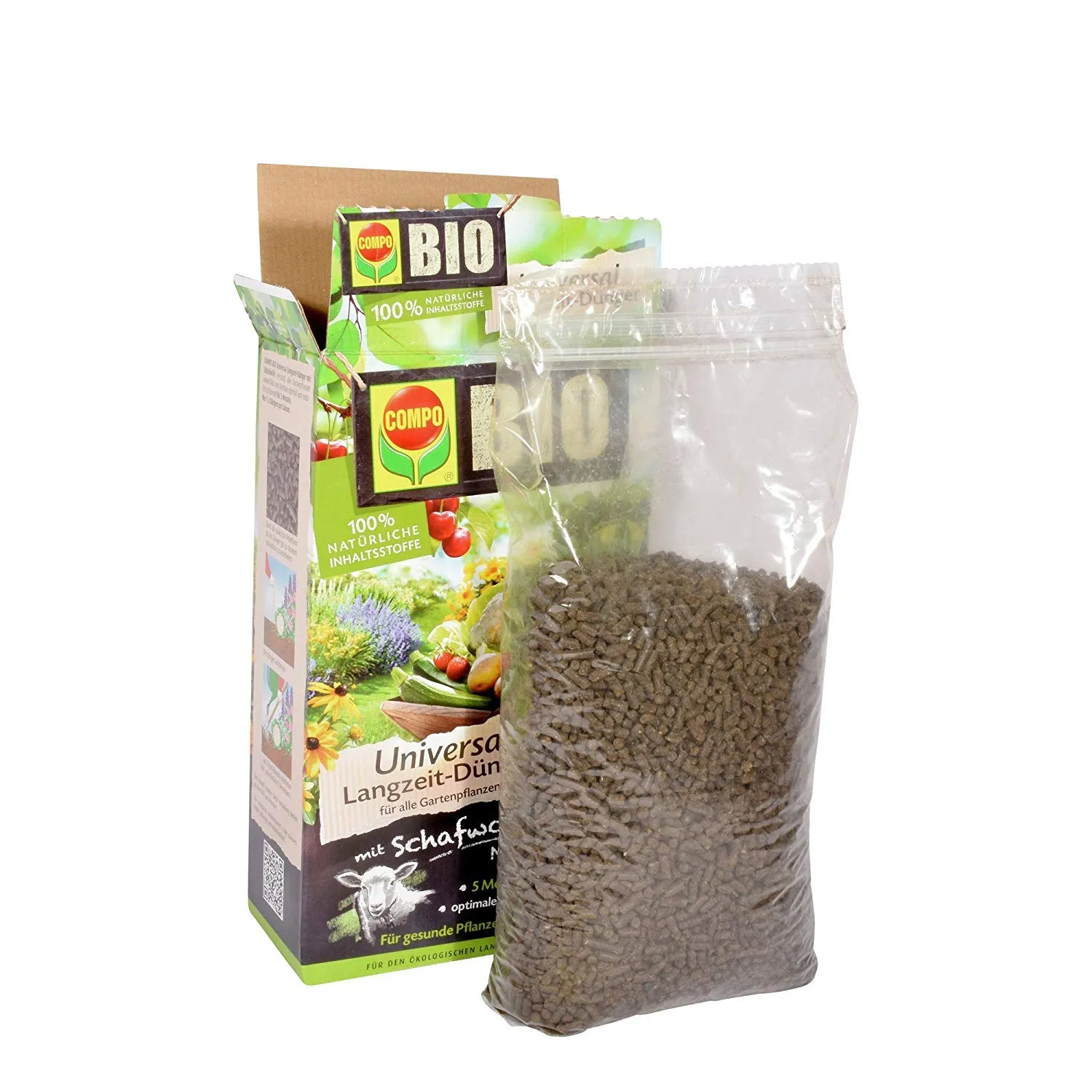 Compo Bio Concime Universale Organico per Piante da Orto e Giardino, 2kg - immagine 5