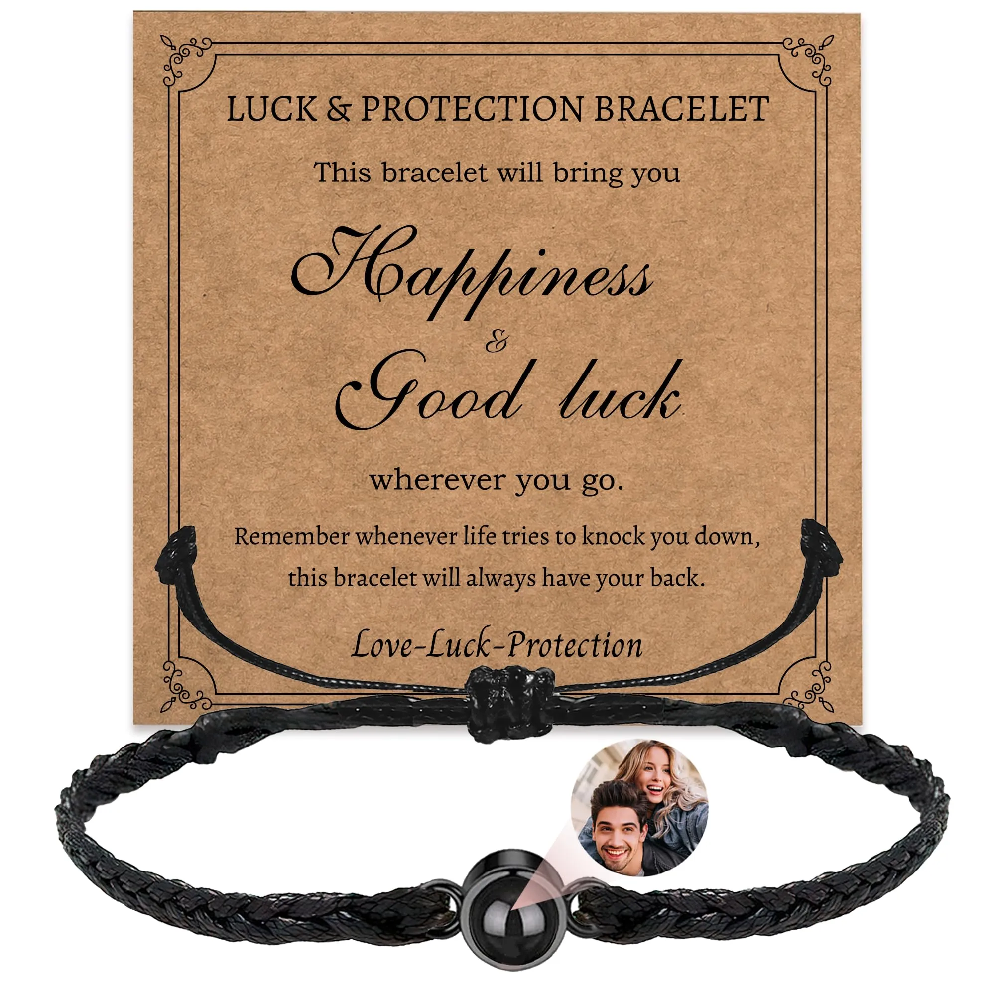 Easycosy Bracciale con Foto Personalizzata per Donna e Uomo - immagine 1
