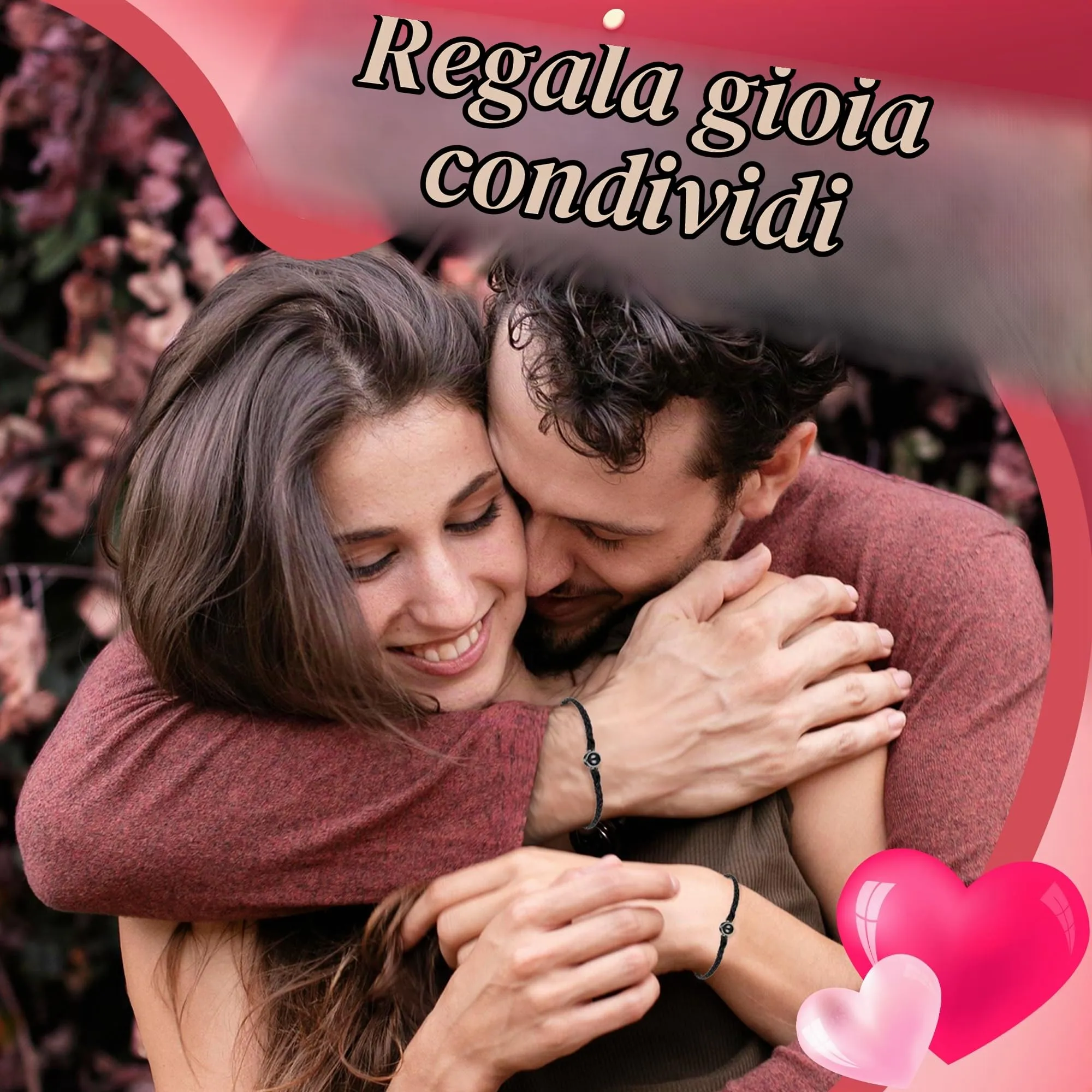 Easycosy Bracciale con Foto Personalizzata per Donna e Uomo - immagine 6