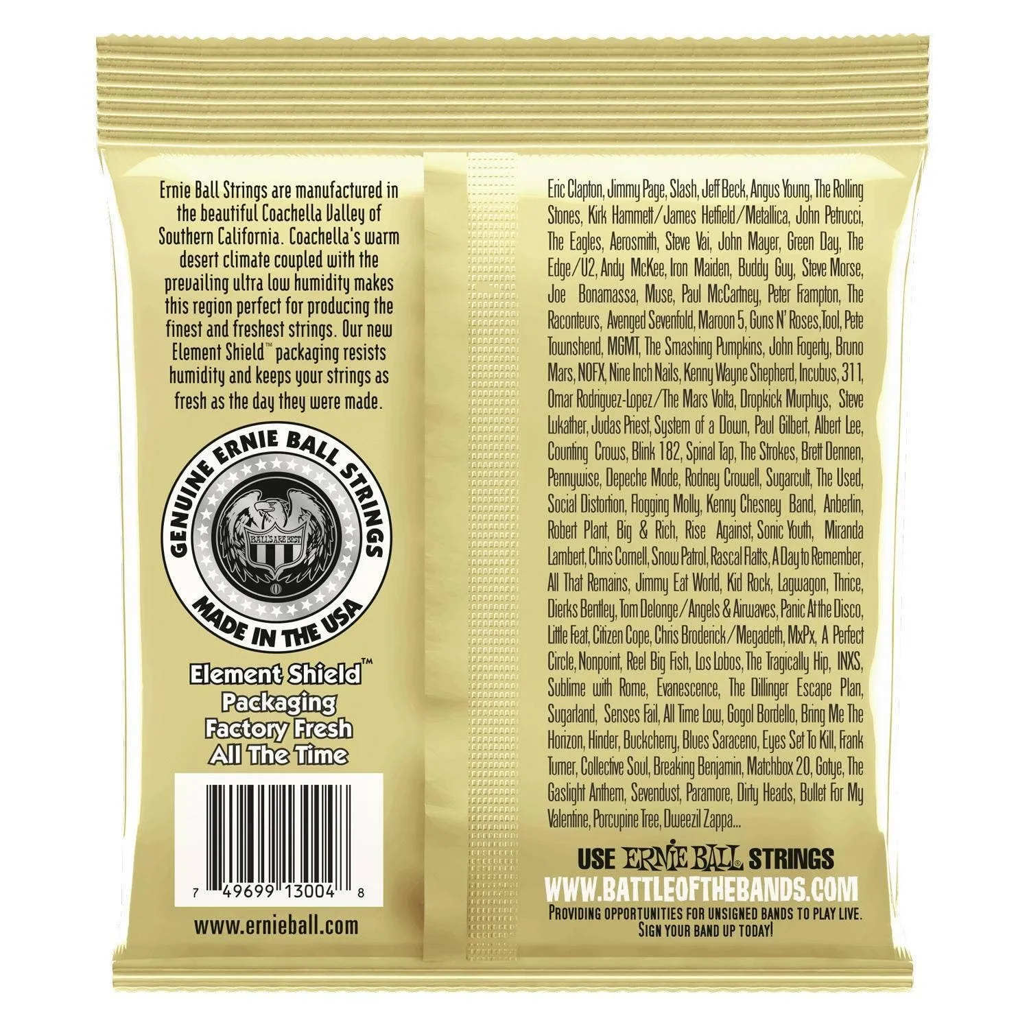 Ernie Ball Earthwood Light 80/20 Bronze Acoustic Guitar Strings, 3-Pack, 11-52 - immagine 2