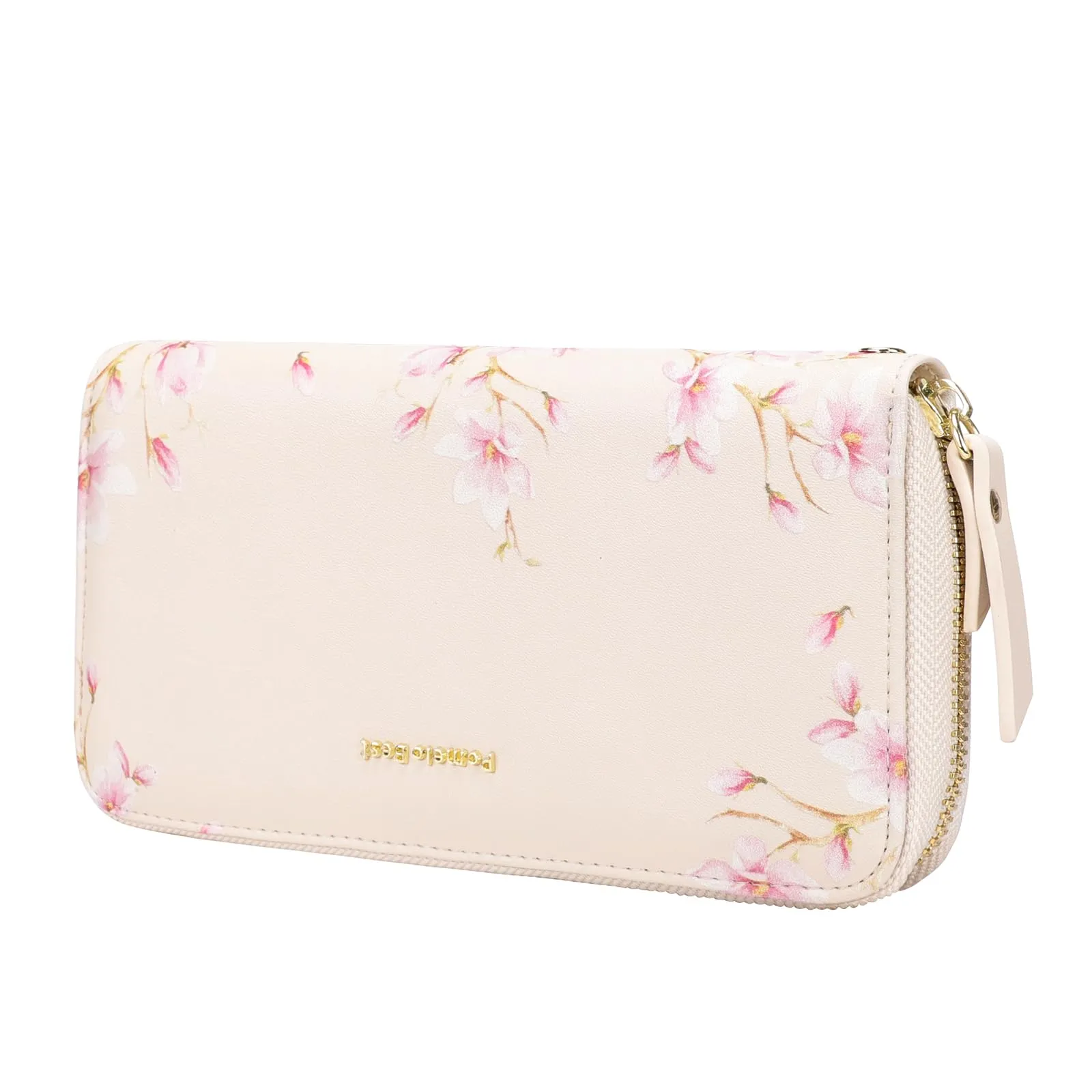 Pomelo Best Portafoglio in Pelle Donna Stampato Magnolia RFID - immagine 4