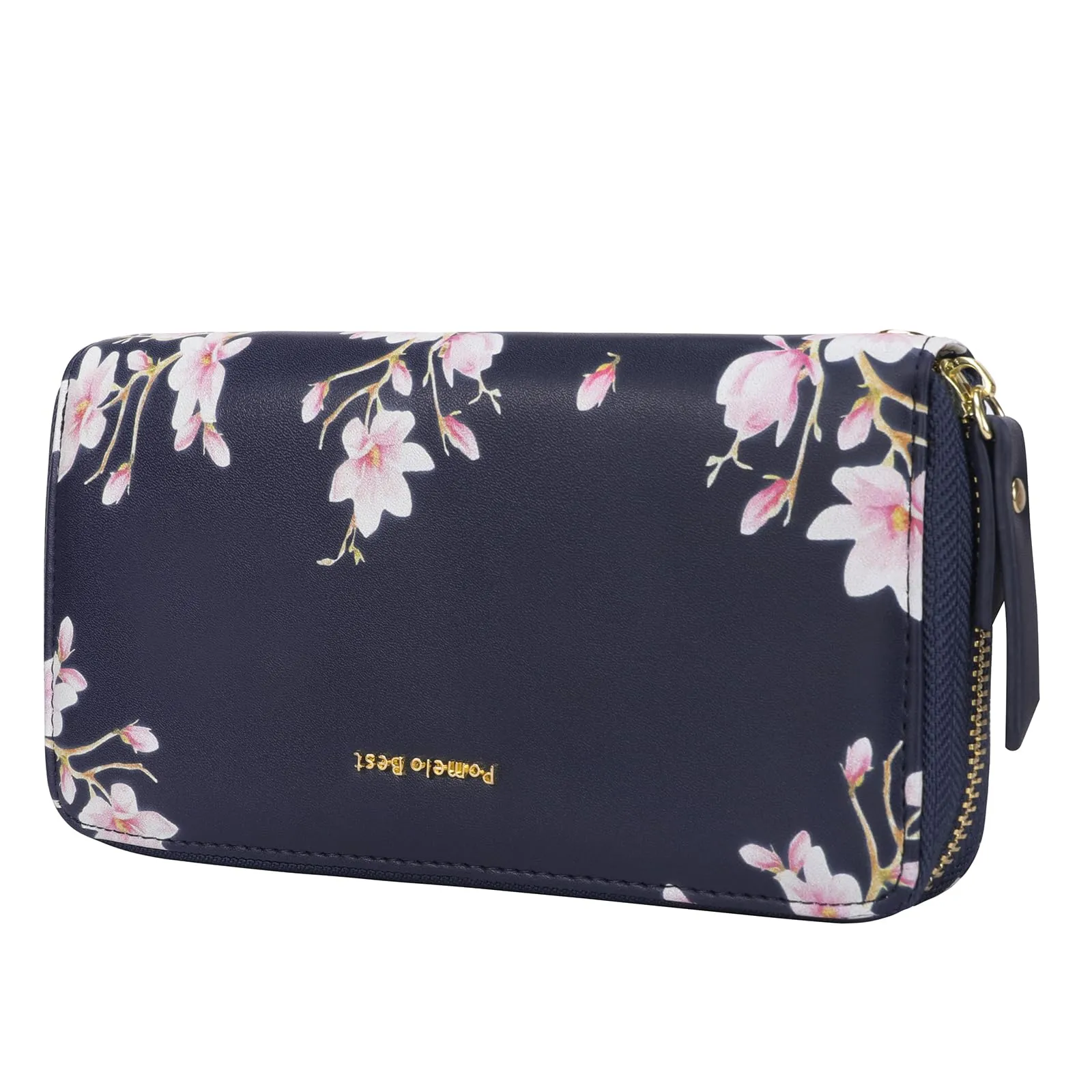 Pomelo Best Portafoglio in Pelle Donna Stampato Magnolia RFID - immagine 1