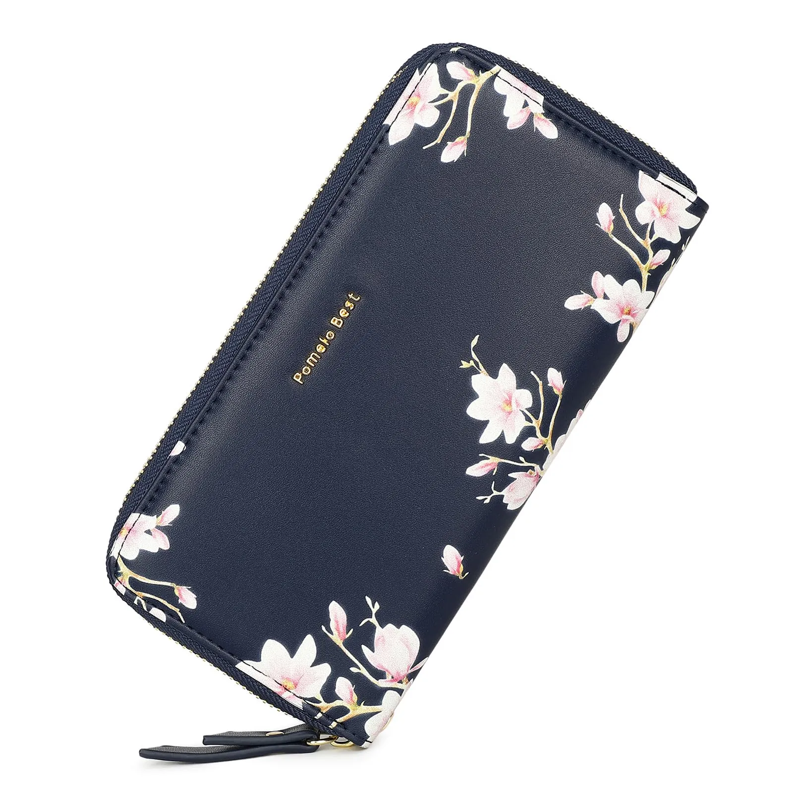 Pomelo Best Portafoglio in Pelle Donna Stampato Magnolia RFID - immagine 6