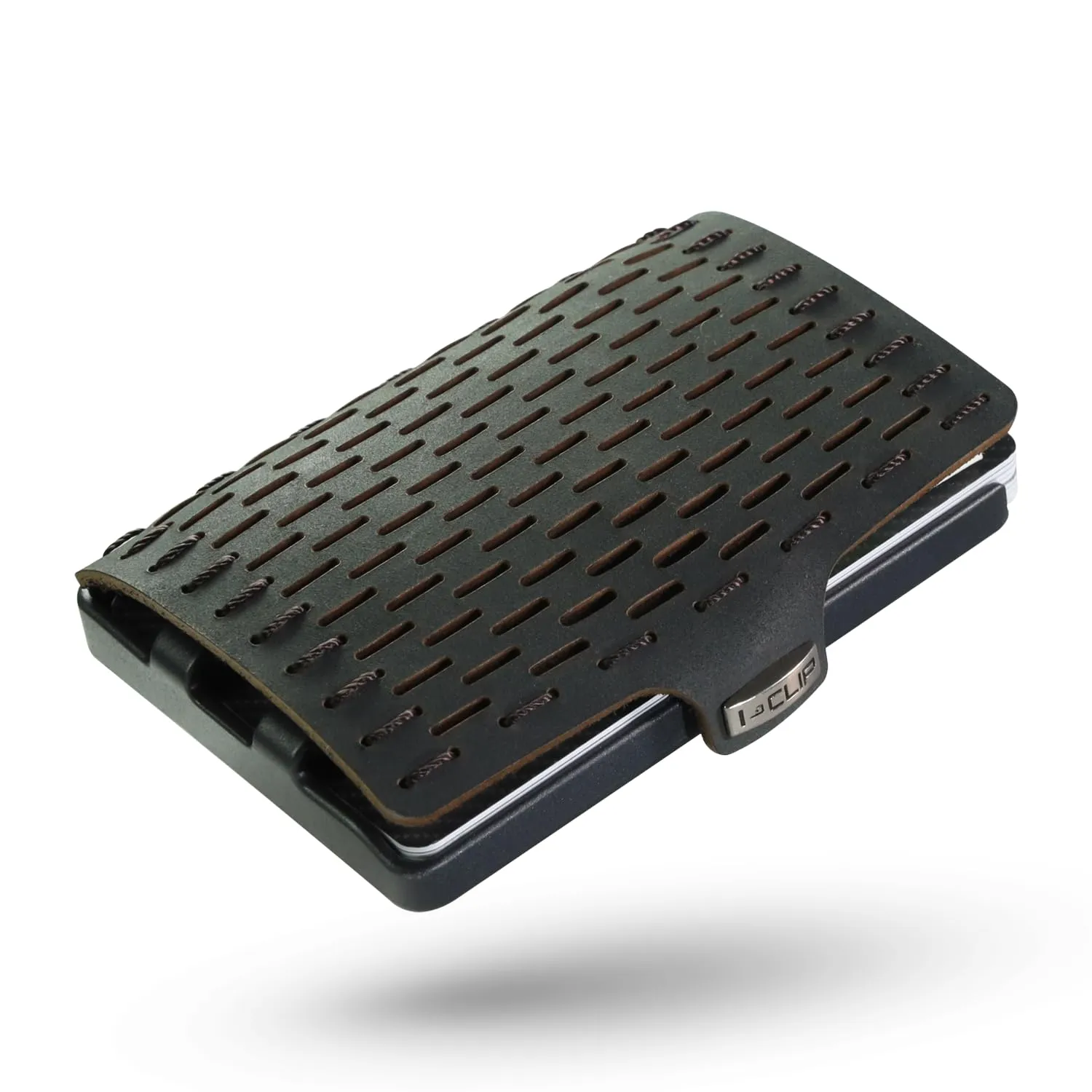 I-CLIP Original Portafoglio Uomo Slim in Pelle con Portamonete e Clip Banconote, Mini Wallet fino a 12 Carte - immagine 1