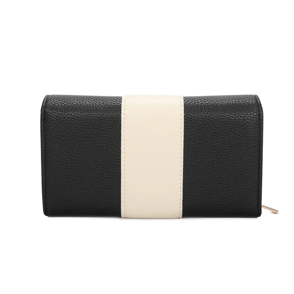 ELIOX Portafoglio Donna in Pelle PU Nero - immagine 6