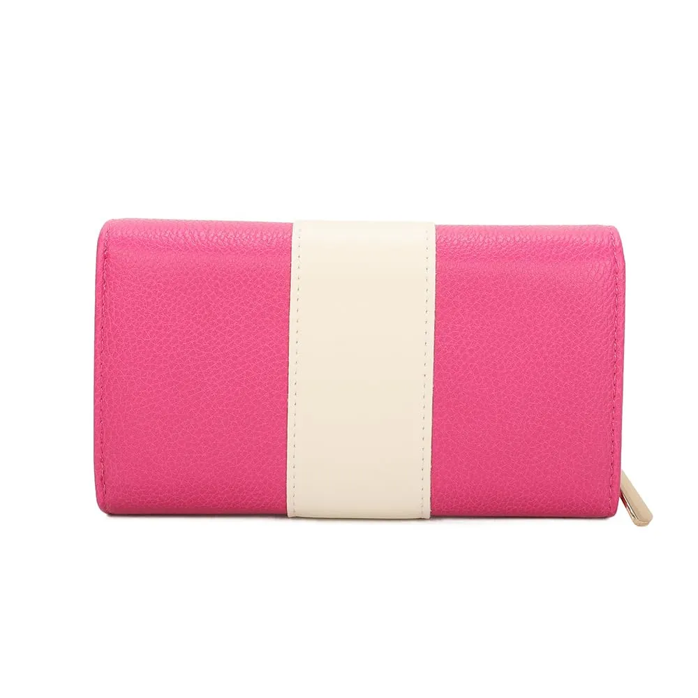 ELIOX Portafoglio Donna in Pelle PU (Fucsia) - immagine 6