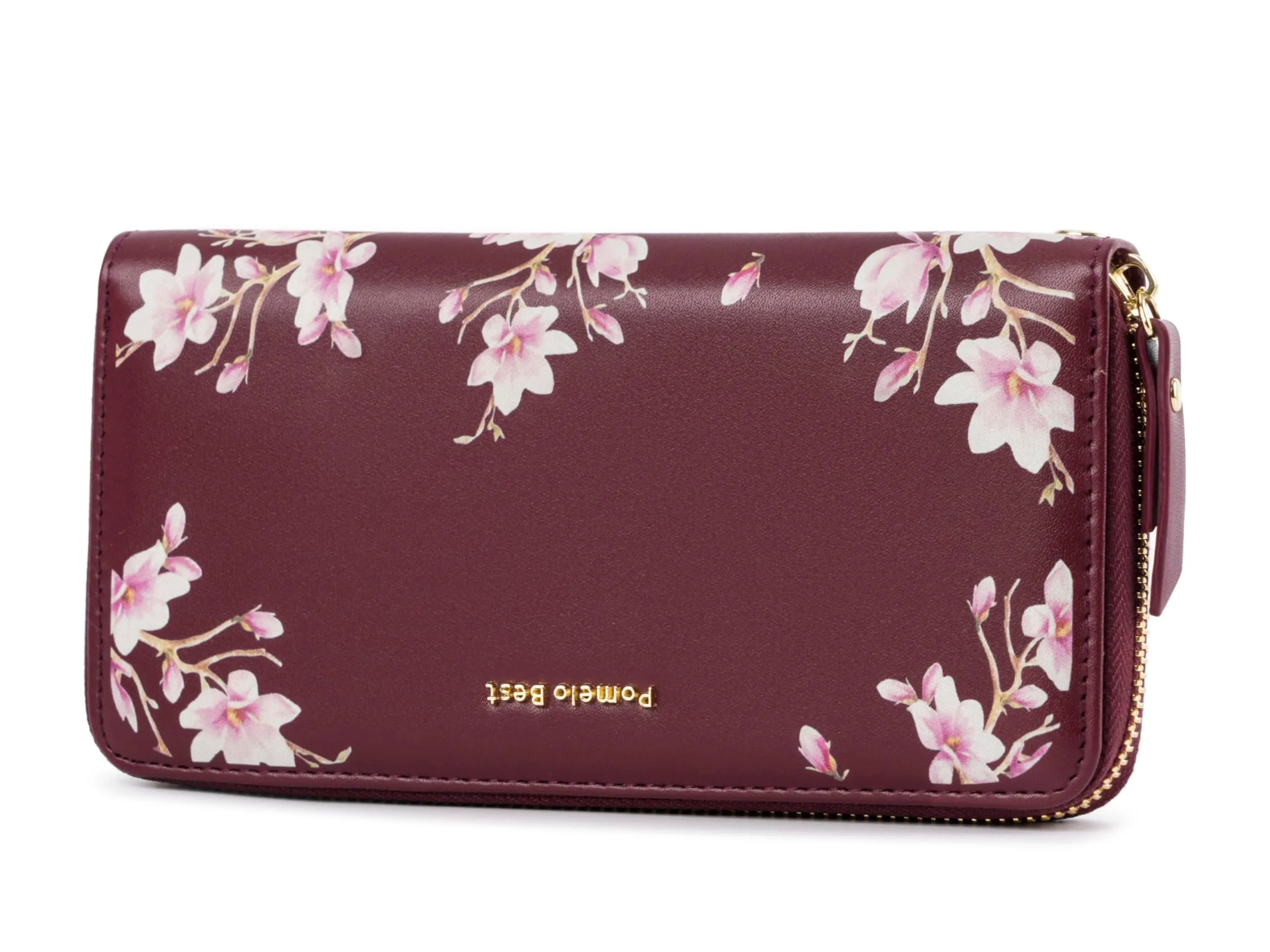 Pomelo Best Portafoglio in Pelle Donna con Stampato Magnolia RFID - immagine 1