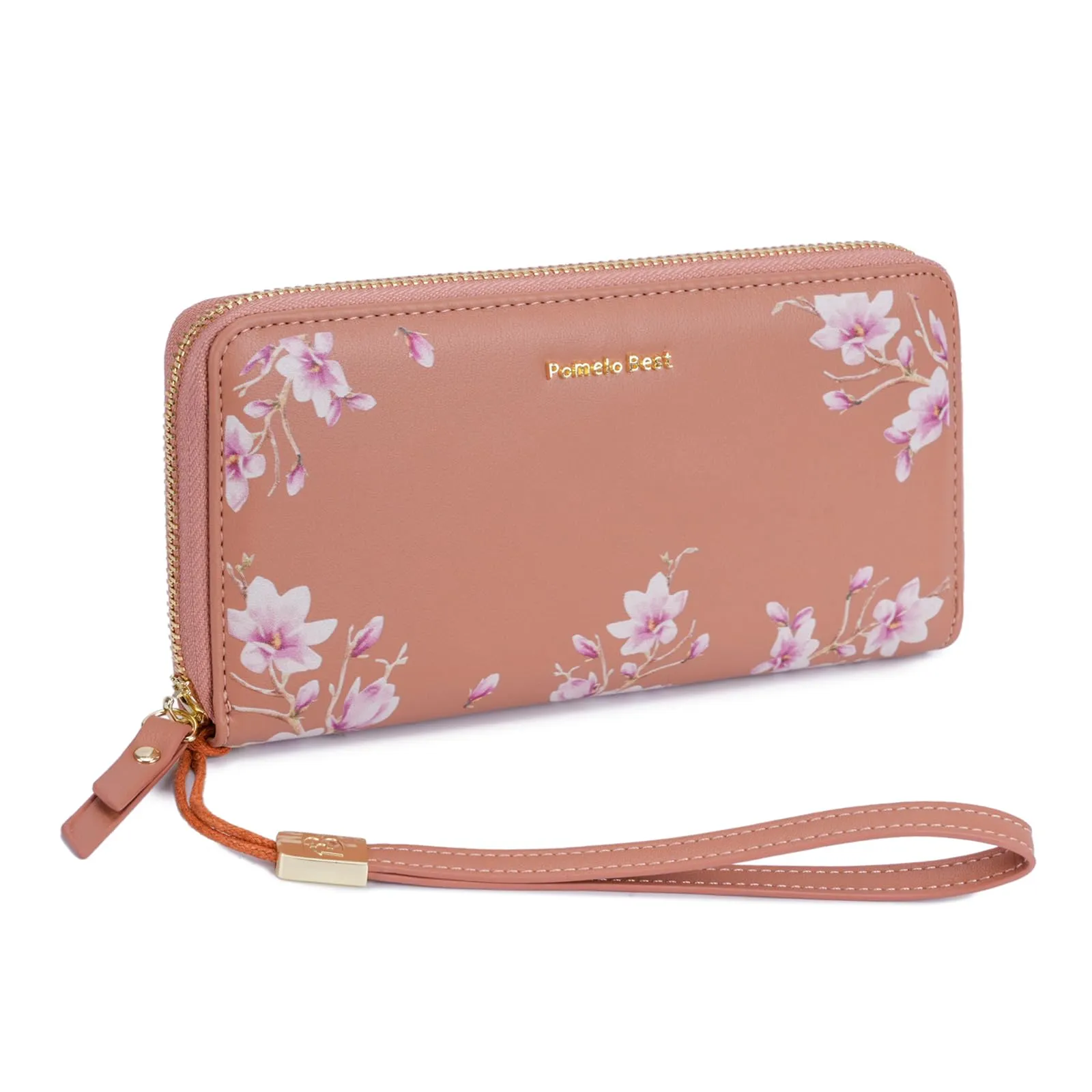 Pomelo Best Portafoglio in Pelle Donna con Stampato Magnolia RFID - immagine 1
