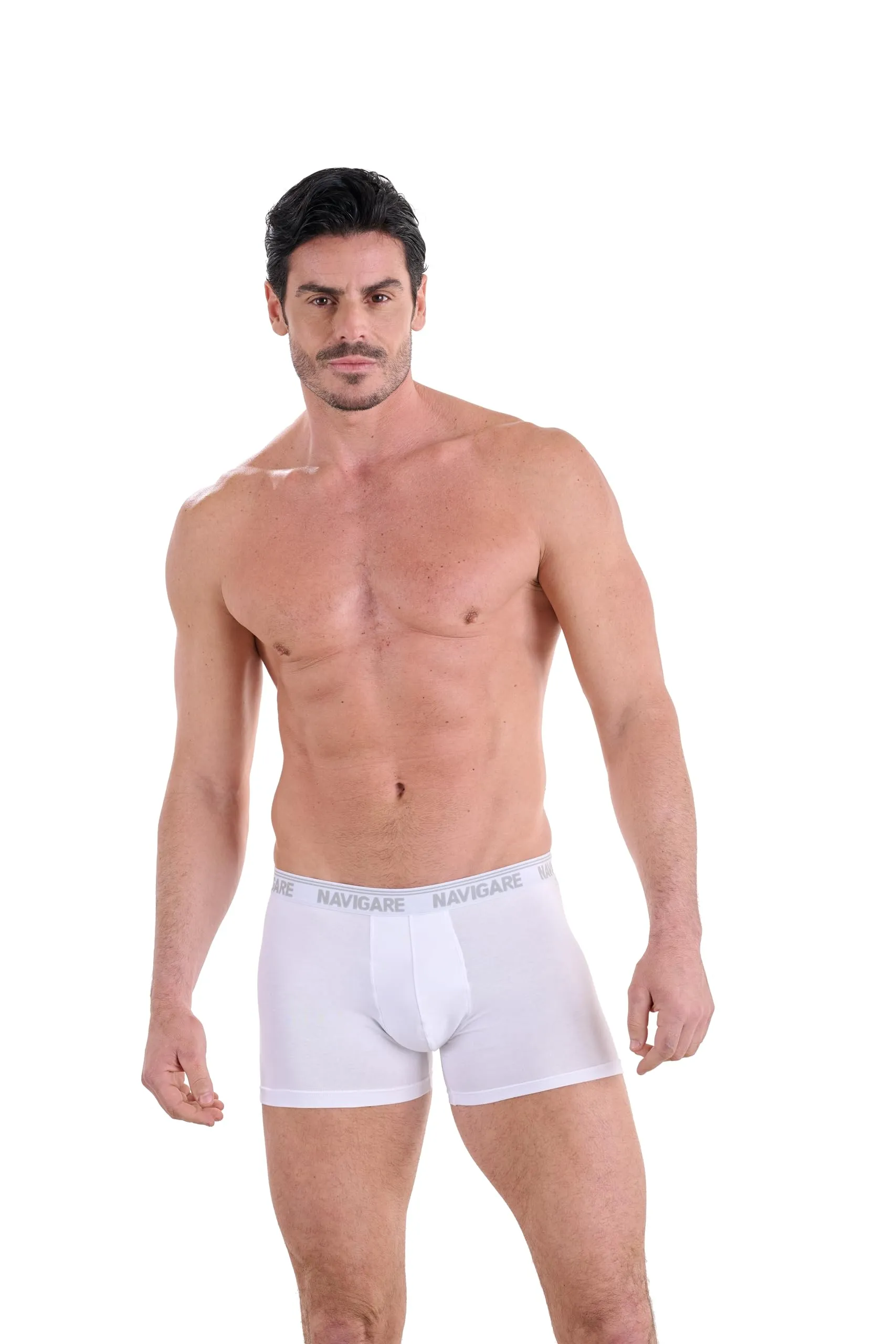 Navigare 573/E Boxer, Bianco, X-Large, Pack of 6, Men's - immagine 2
