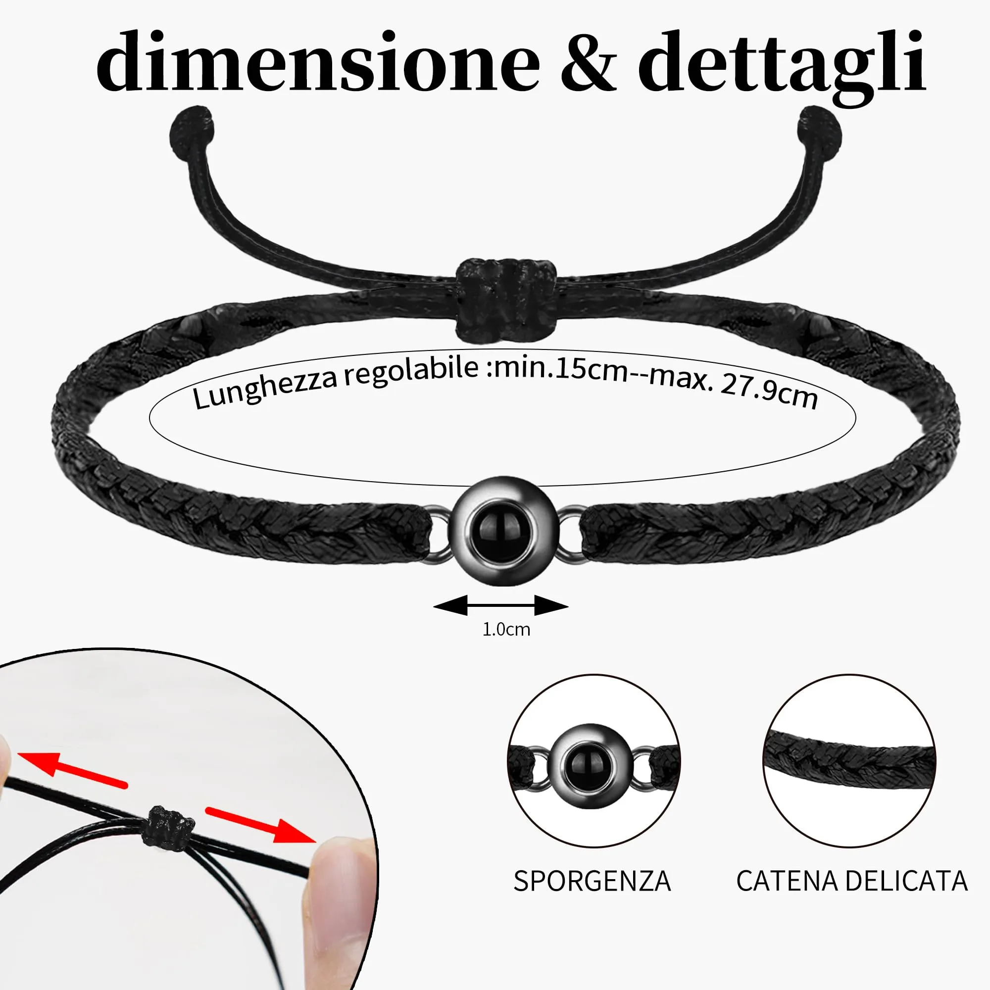 Easycosy Bracciale con Foto Personalizzata - immagine 5