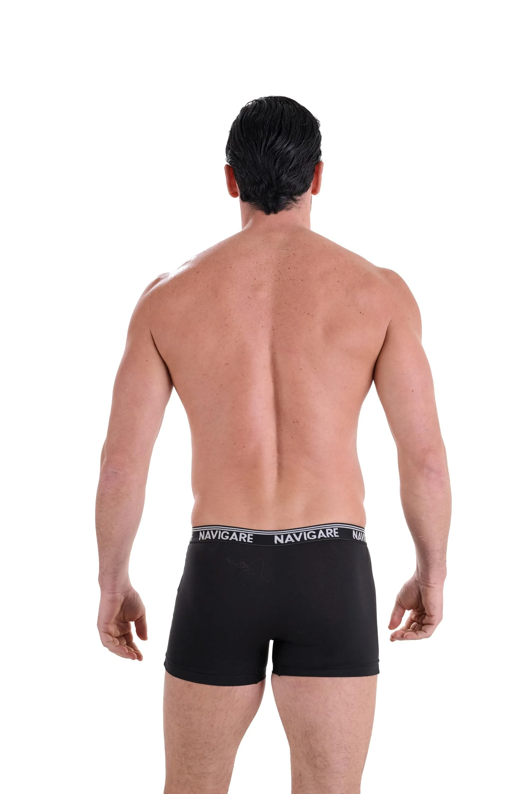 Navigare Boxer Uomo Art 573E, 6 Pezzi, Nero, XXL - immagine 3