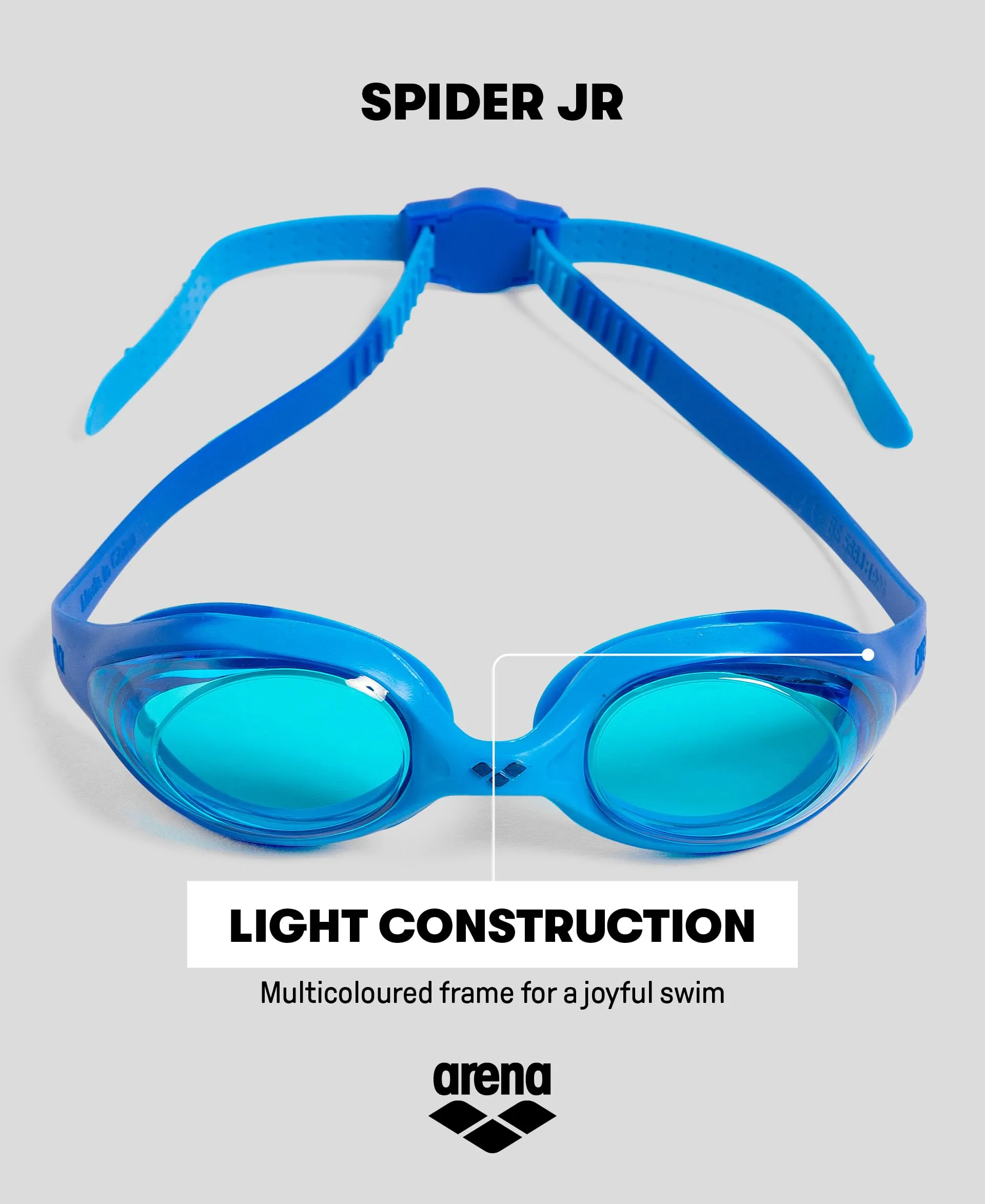 Arena Spider Junior Mirror Occhialini Nuoto Anti-Appannamento per Bambini - immagine 4