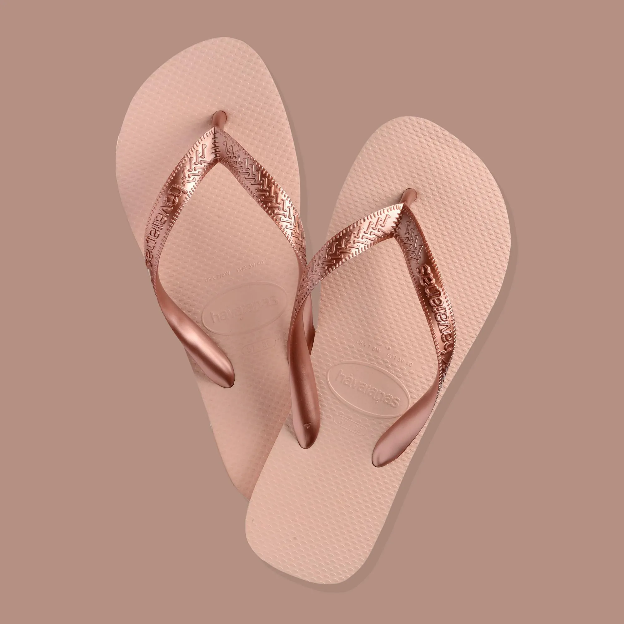 Havaianas Top Tiras Infradito Donna Rose Gold - immagine 2