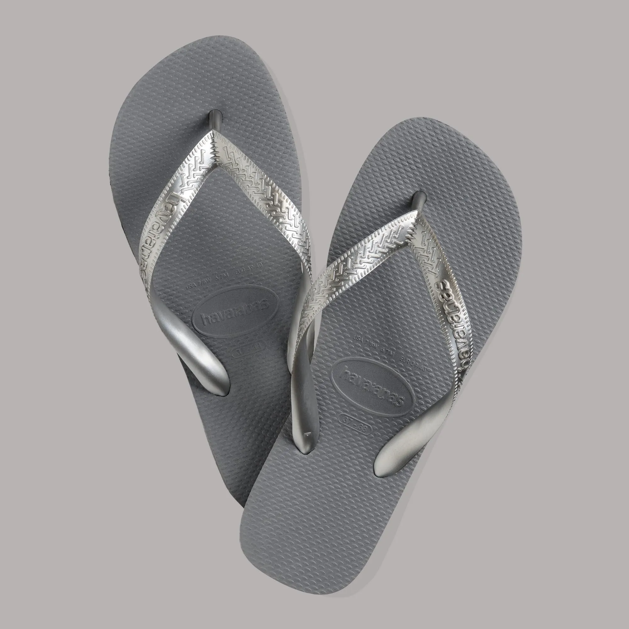 Havaianas Top Tiras Infradito Donna Steel Grey - immagine 2