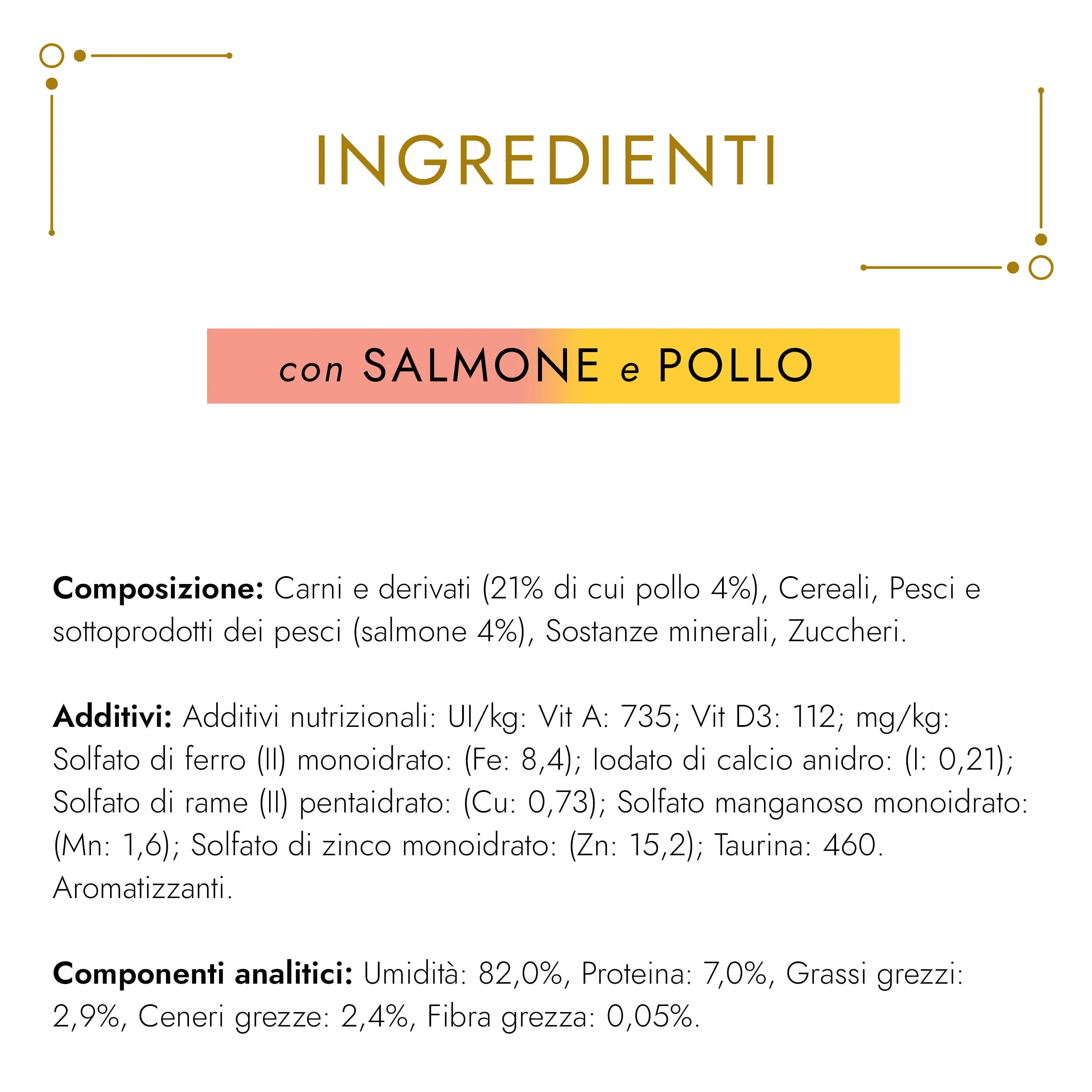 Gourmet Gold Cibo Umido per Gatti Adulti Dadini in Salsa Salmone e Pollo, 24 Lattine da 85g - immagine 5