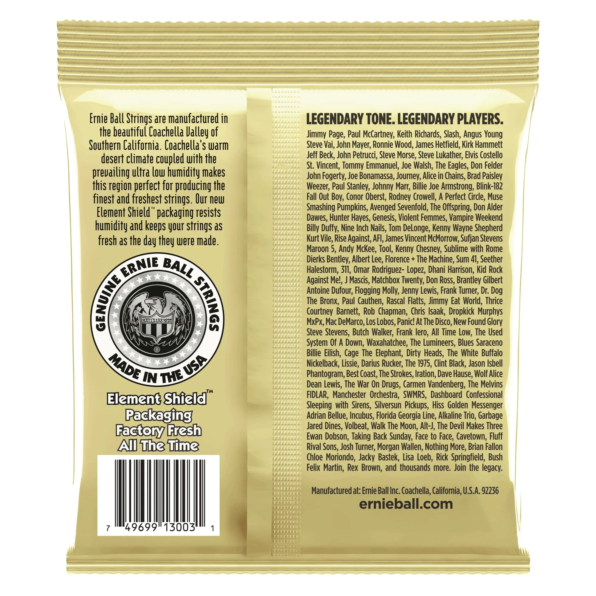 Ernie Ball Earthwood Medium Light 80/20 Bronze Acoustic Guitar Strings, 12-54, 3-Pack - immagine 2