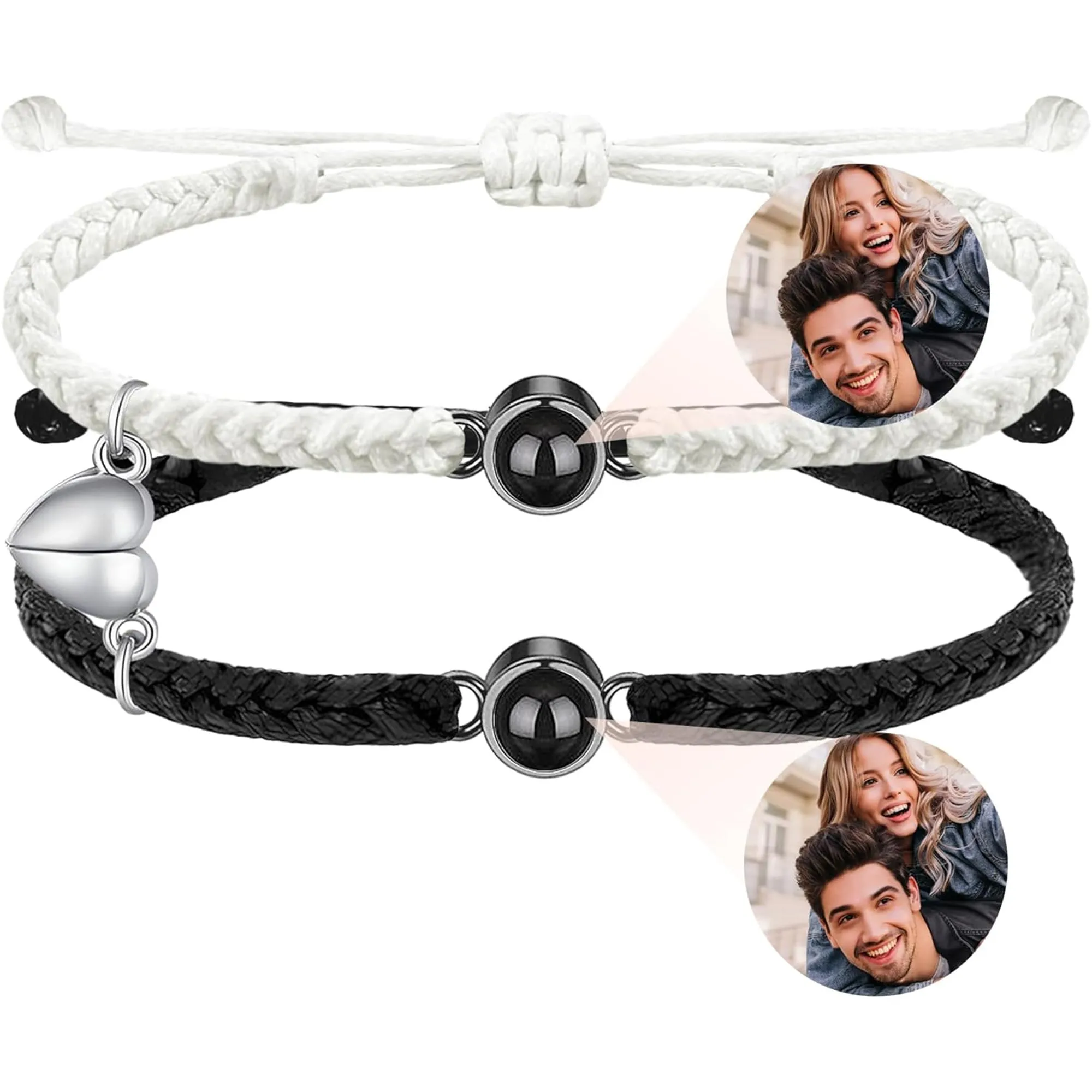 Easycosy Bracciale con Foto Personalizzata per Donna e Uomo - immagine 1