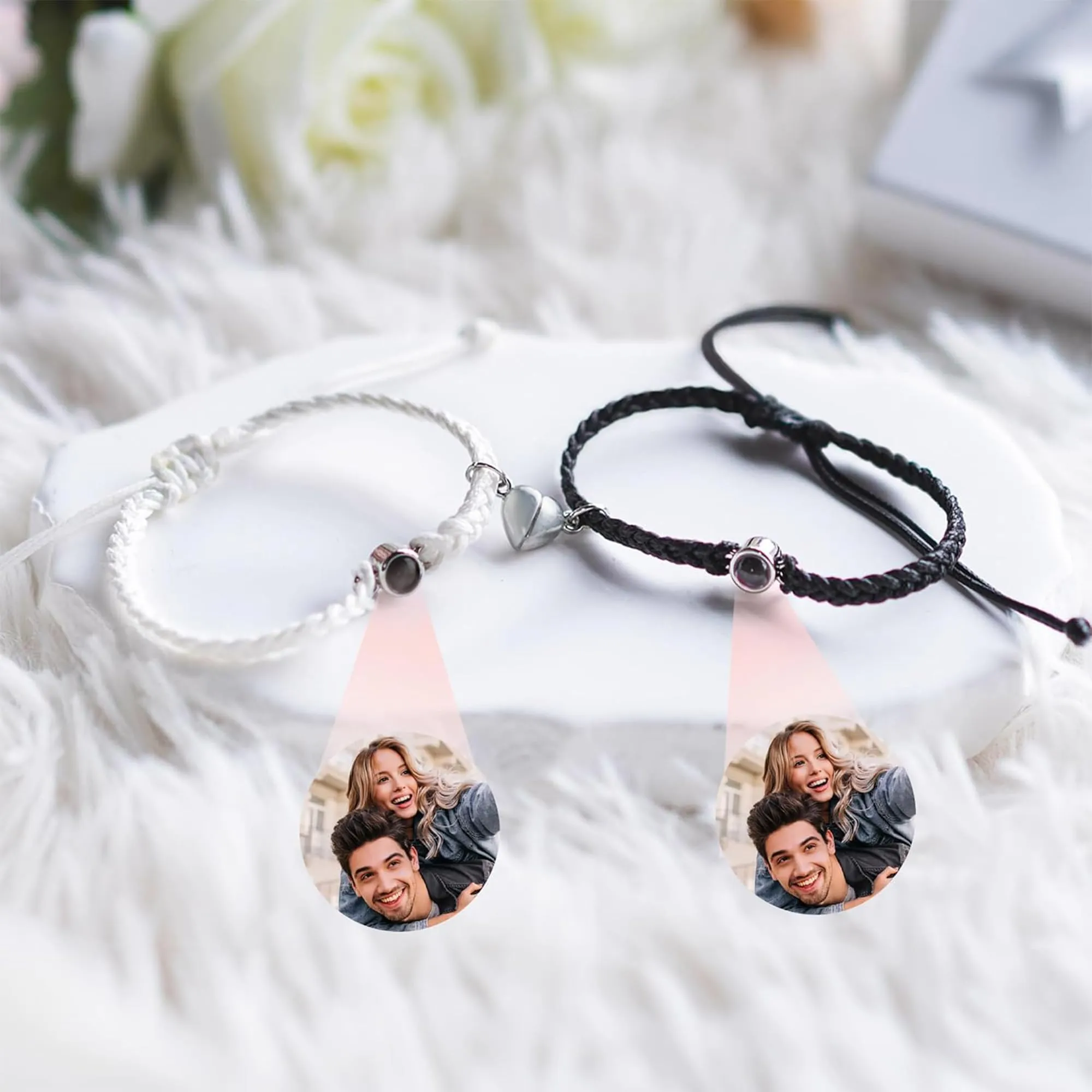 Easycosy Bracciale con Foto Personalizzata per Donna e Uomo - immagine 6