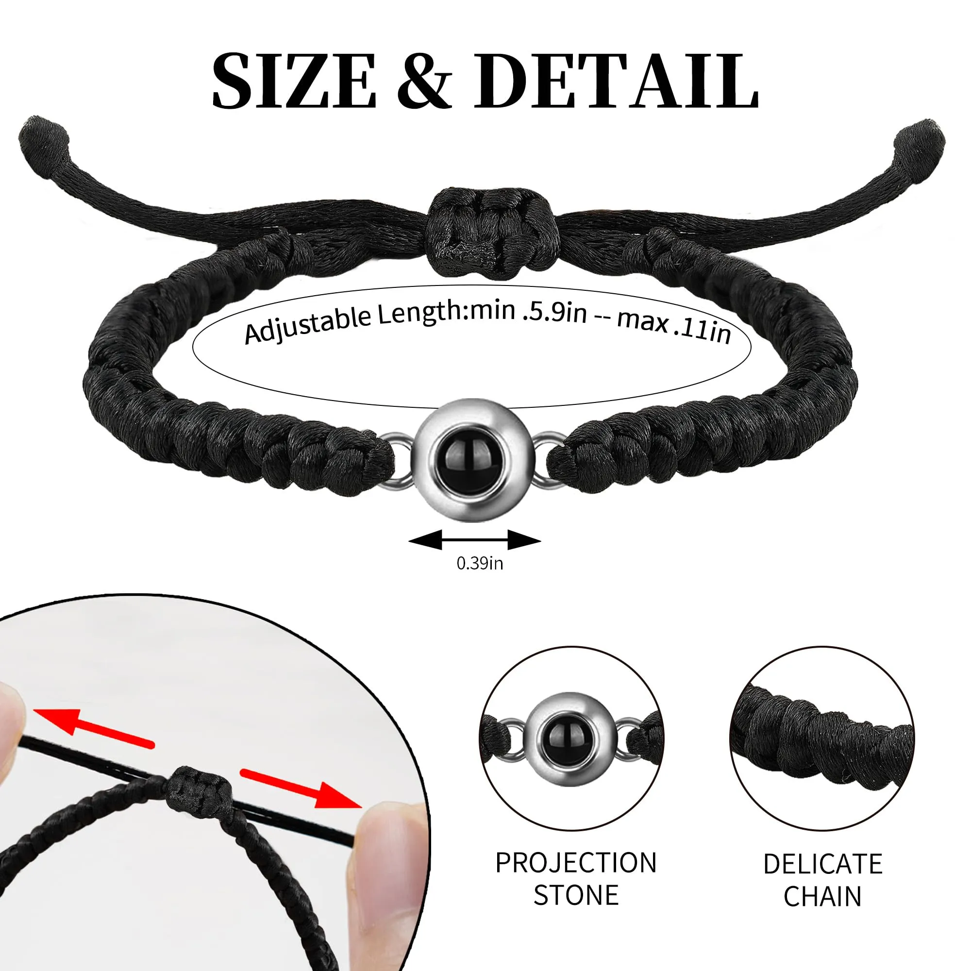 Easycosy Bracciale con Foto Personalizzata - immagine 5
