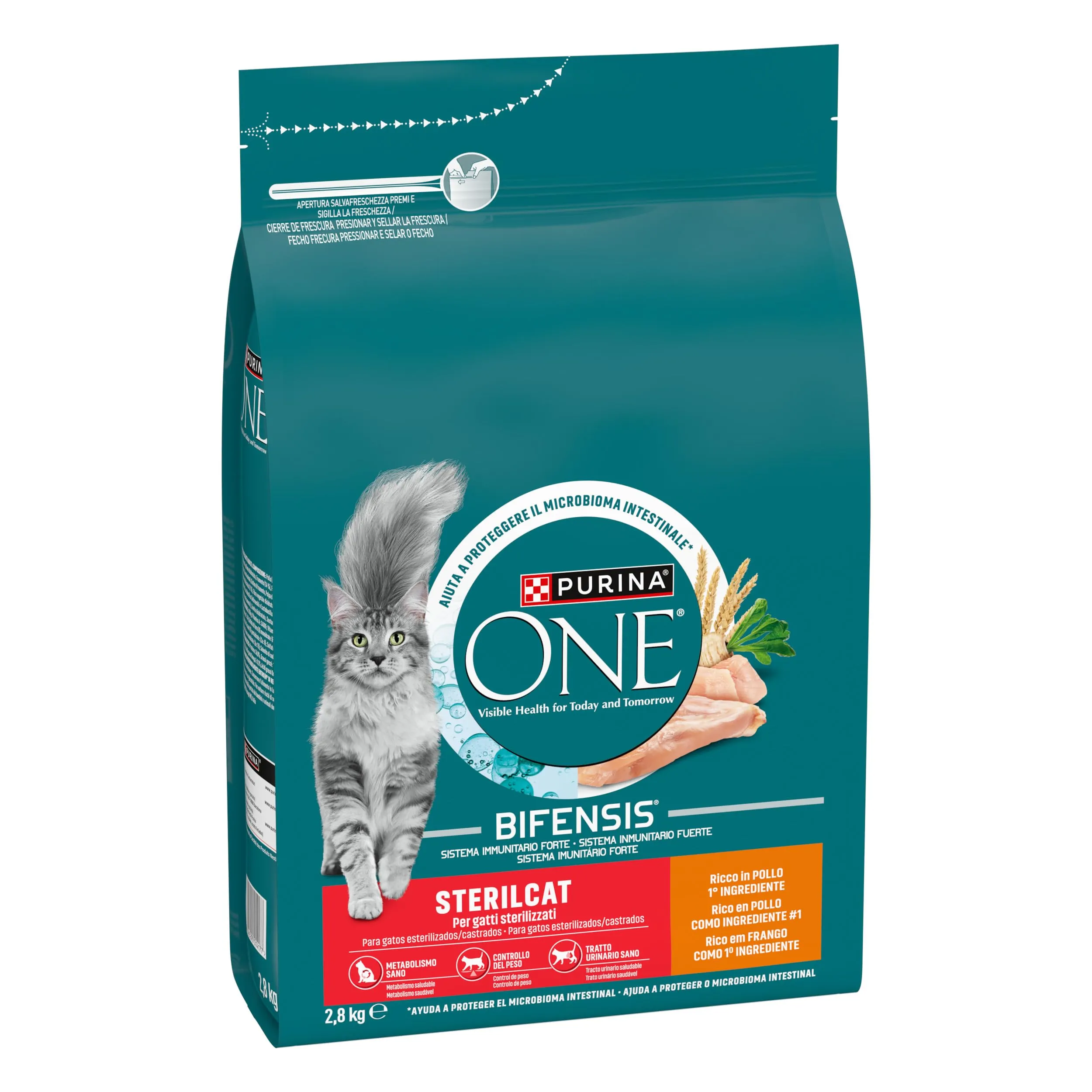 Purina ONE Bifensis Sterilcat Crocchette Gatti Adulti, 2.8 kg - immagine 2