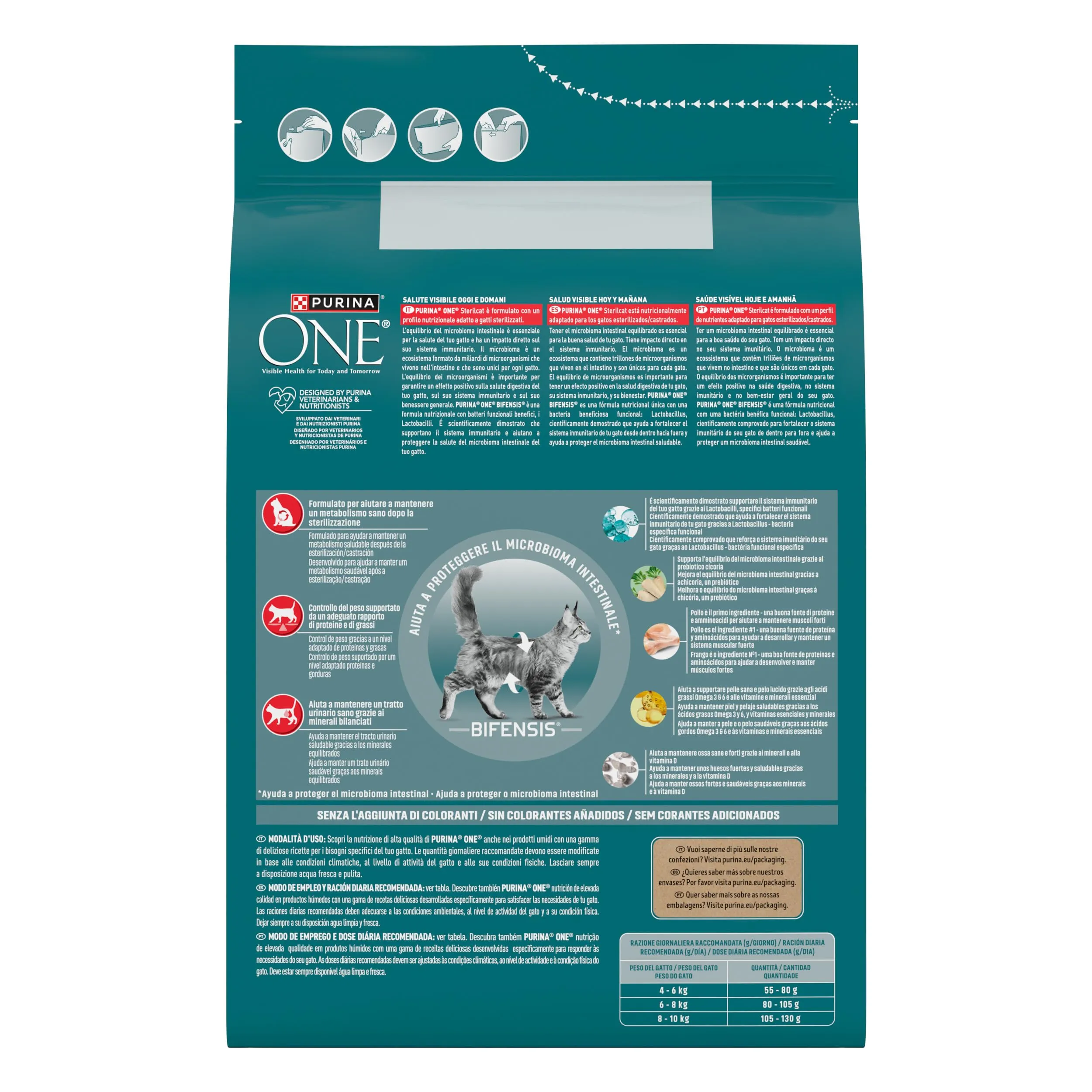 Purina ONE Bifensis Sterilcat Crocchette Gatti Adulti, 2.8 kg - immagine 8