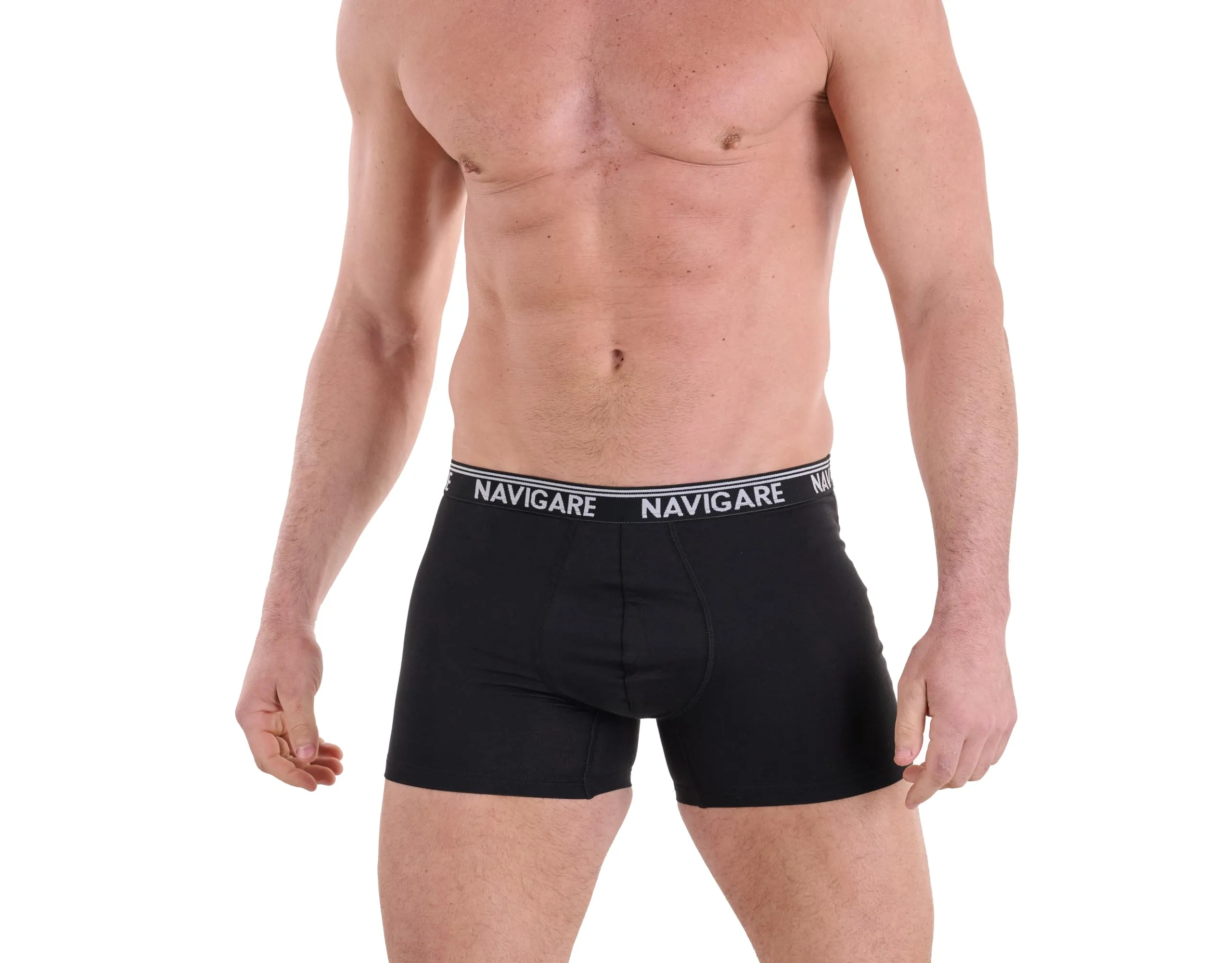 Navigare 573/e Boxer Uomo, Nero, S (6 Paia) - immagine 1