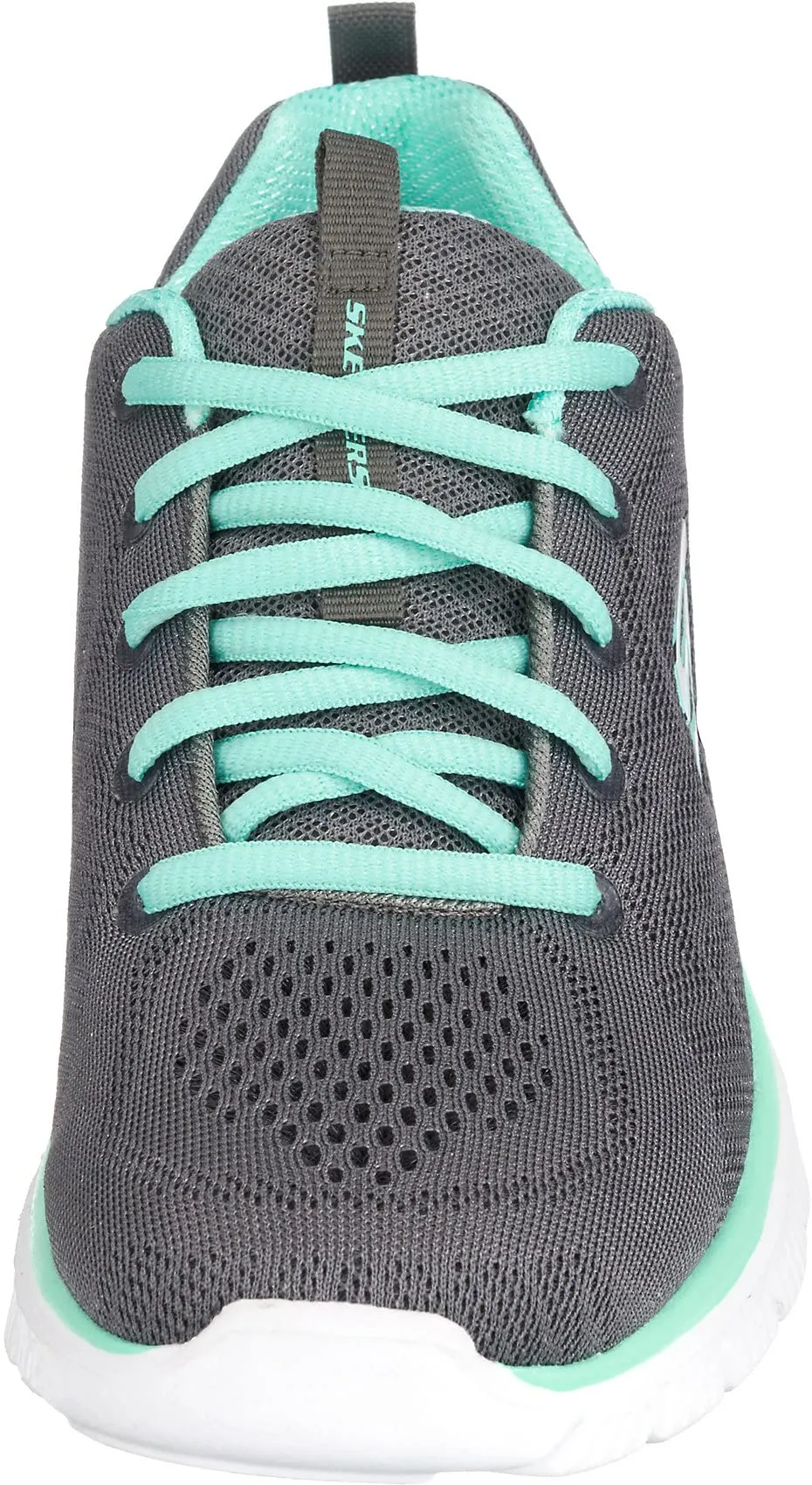 Skechers Graceful Get Connected Women's Sneaker - Charcoal Mesh / Green Trim, 41 EU - immagine 3