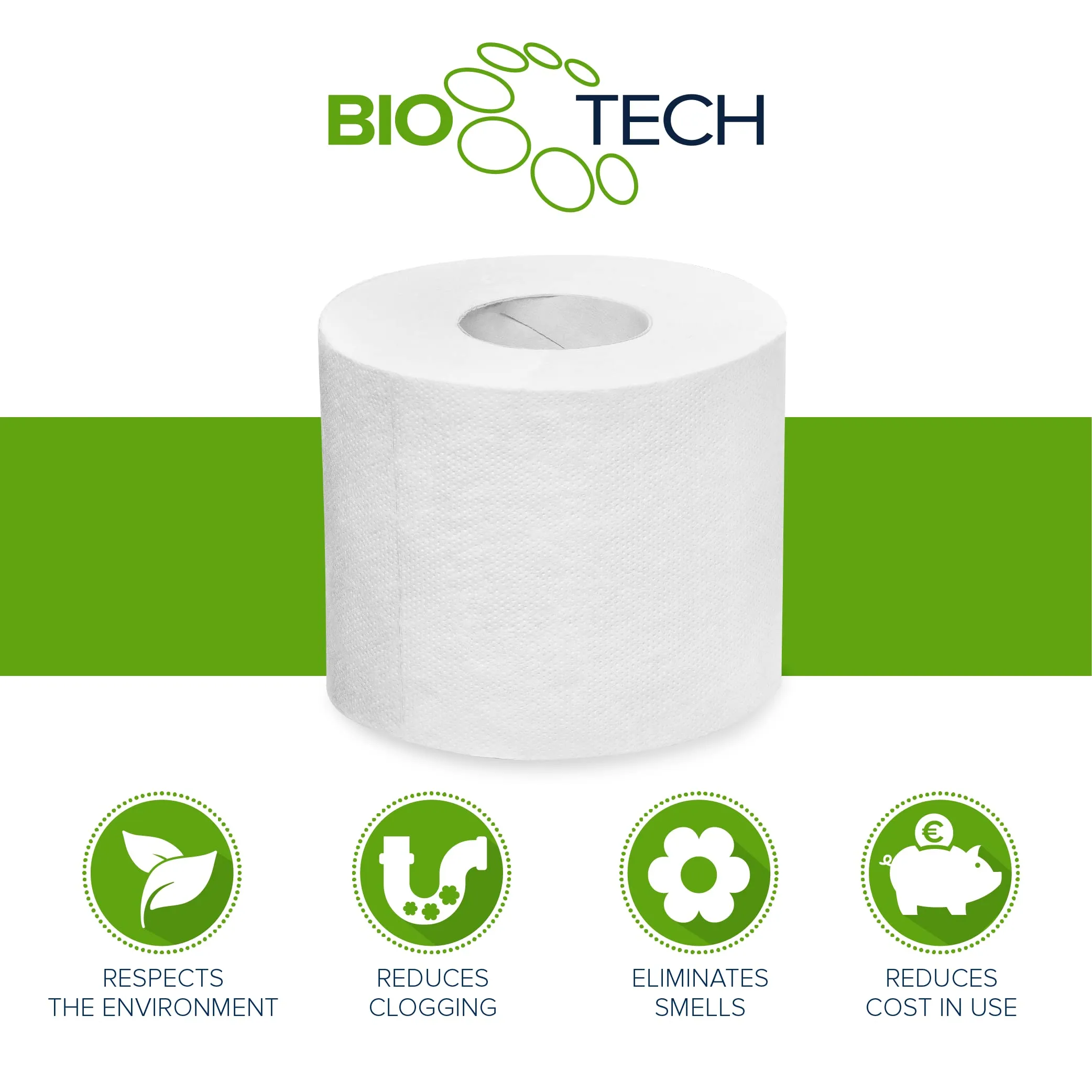 Papernet Bio Tech Carta Igienica, 2 Veli, 12 Rotoli - immagine 4