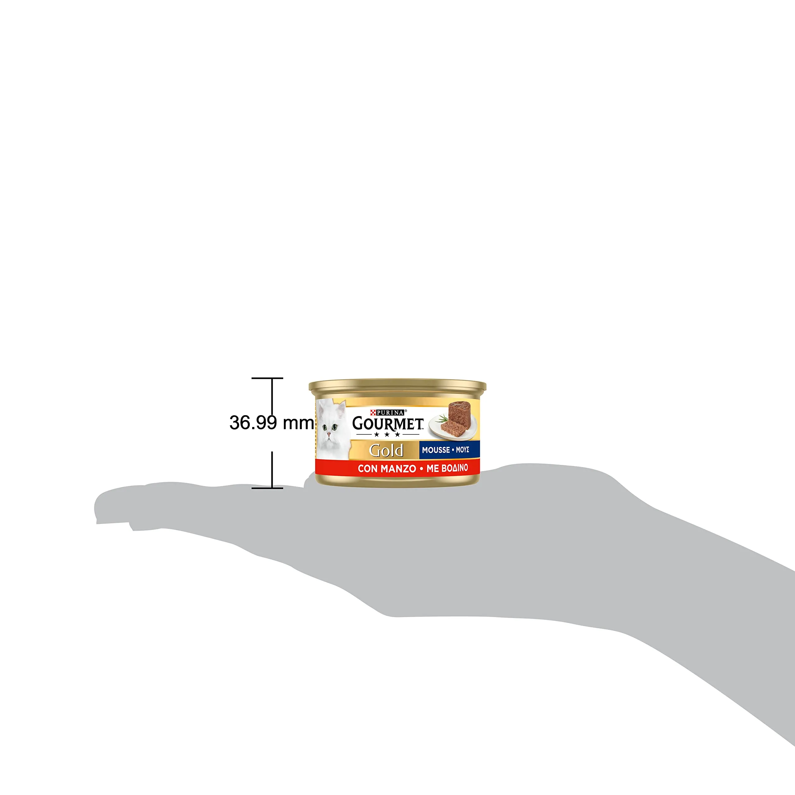 Gourmet Gold Cibo Umido per Gatti Adulti Mousse Manzo, 24 Lattine da 85 g - immagine 4