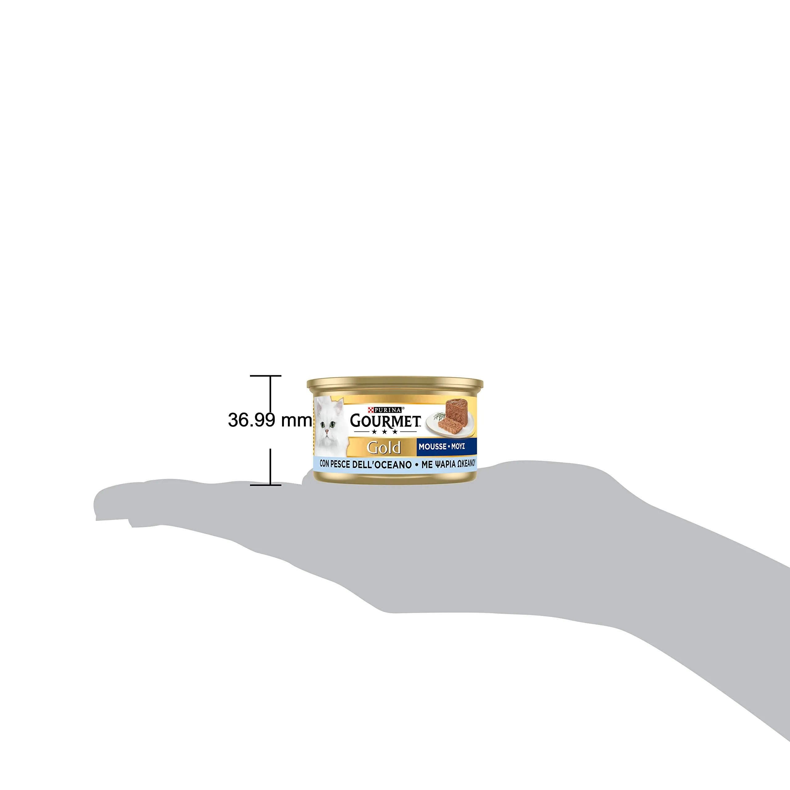 Gourmet Gold Cibo Umido per Gatti Adulti Mousse, Pesce dell'Oceano, 24 Lattine da 85 g - immagine 4