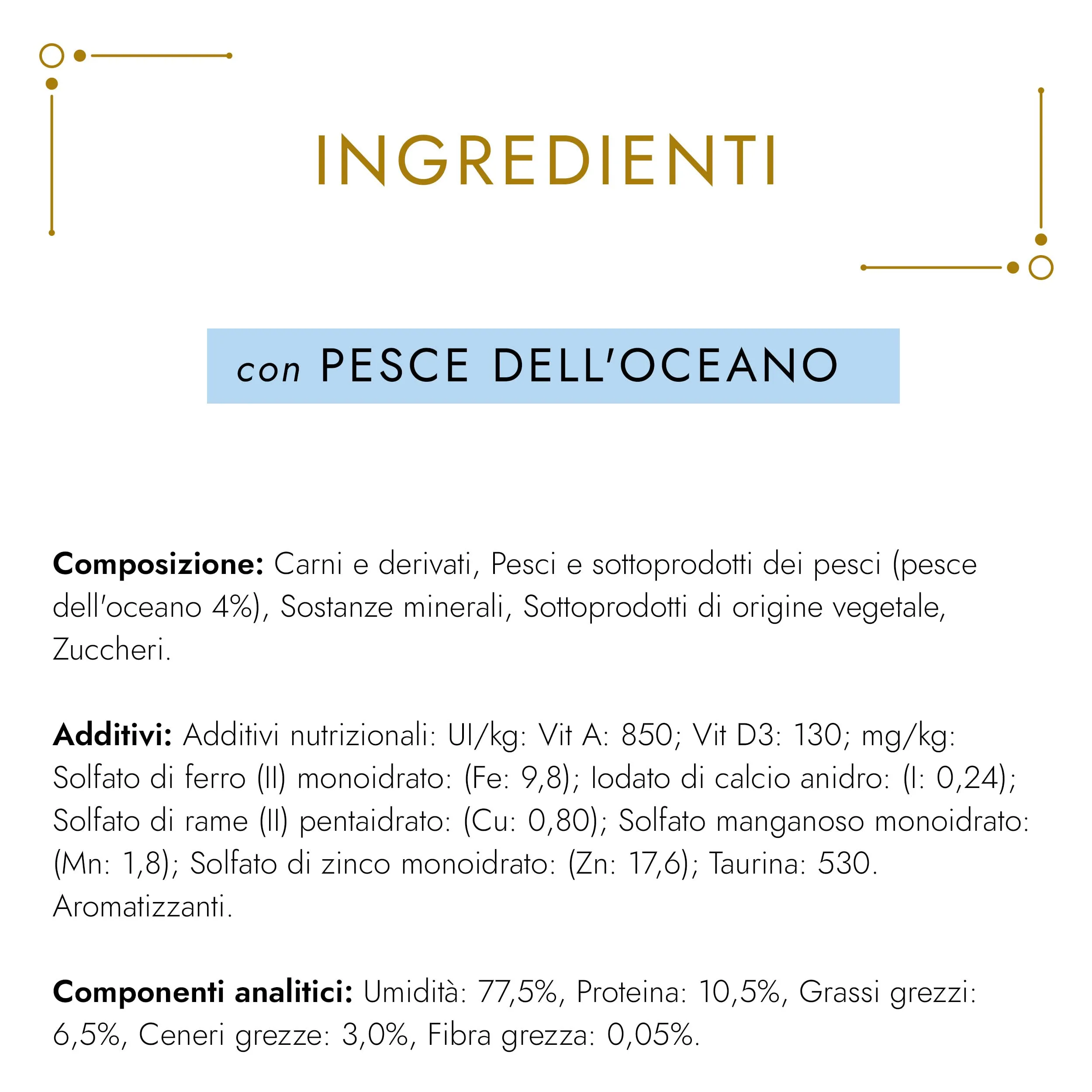 Gourmet Gold Cibo Umido per Gatti Adulti Mousse, Pesce dell'Oceano, 24 Lattine da 85 g - immagine 5