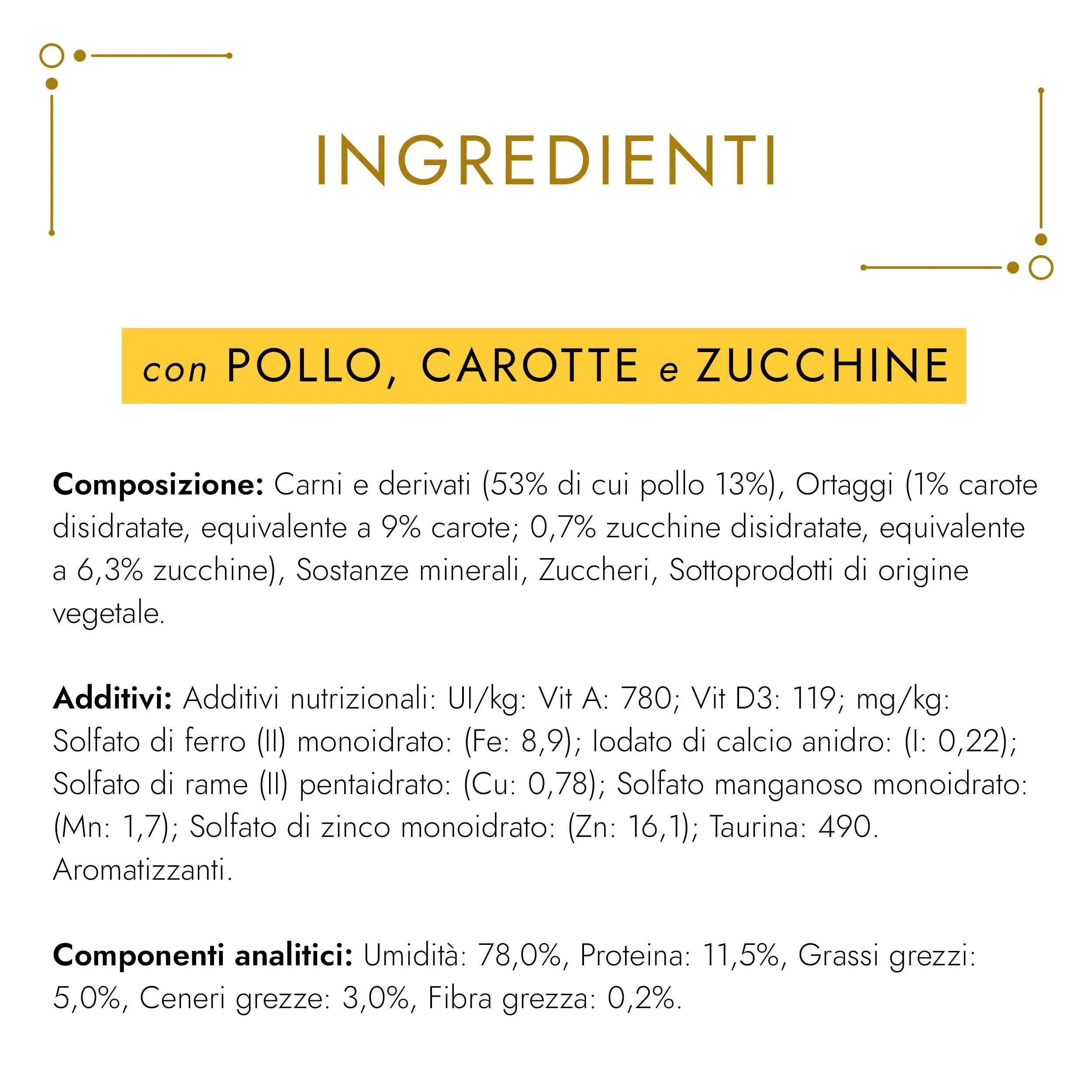 Gourmet Gold Cibo Umido per Gatti Adulti Patè Pollo, Carote e Zucchine, 24 x 85 g - immagine 5