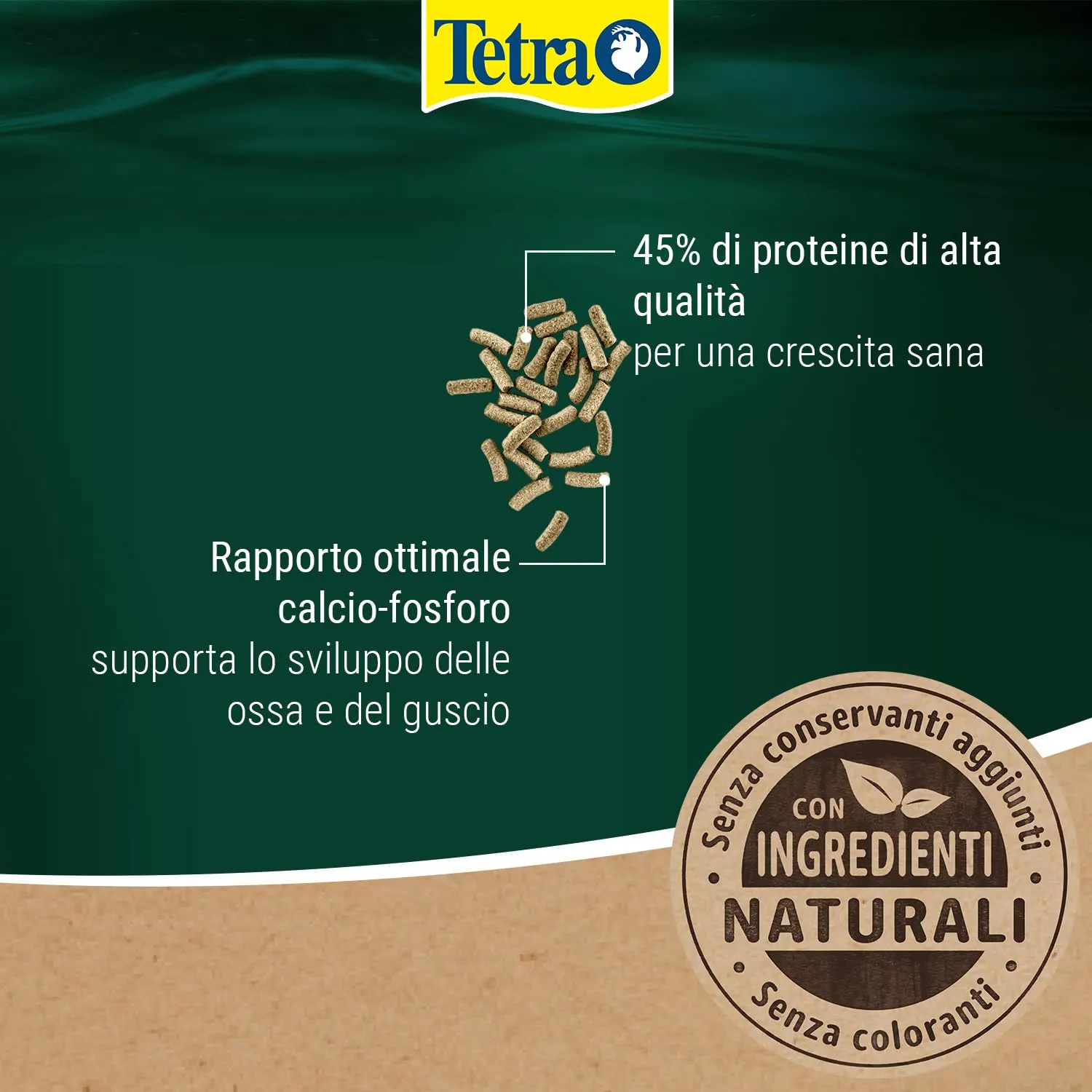 Tetra ReptoMin Junior Turtle Food, 250 ml - immagine 3
