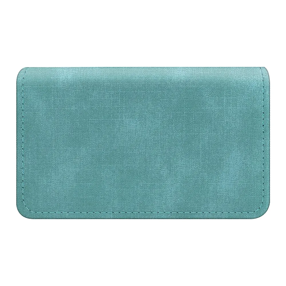 FINTIE Porta Biglietti da Visita con Chiusura Magnetica, Turquoise - immagine 8