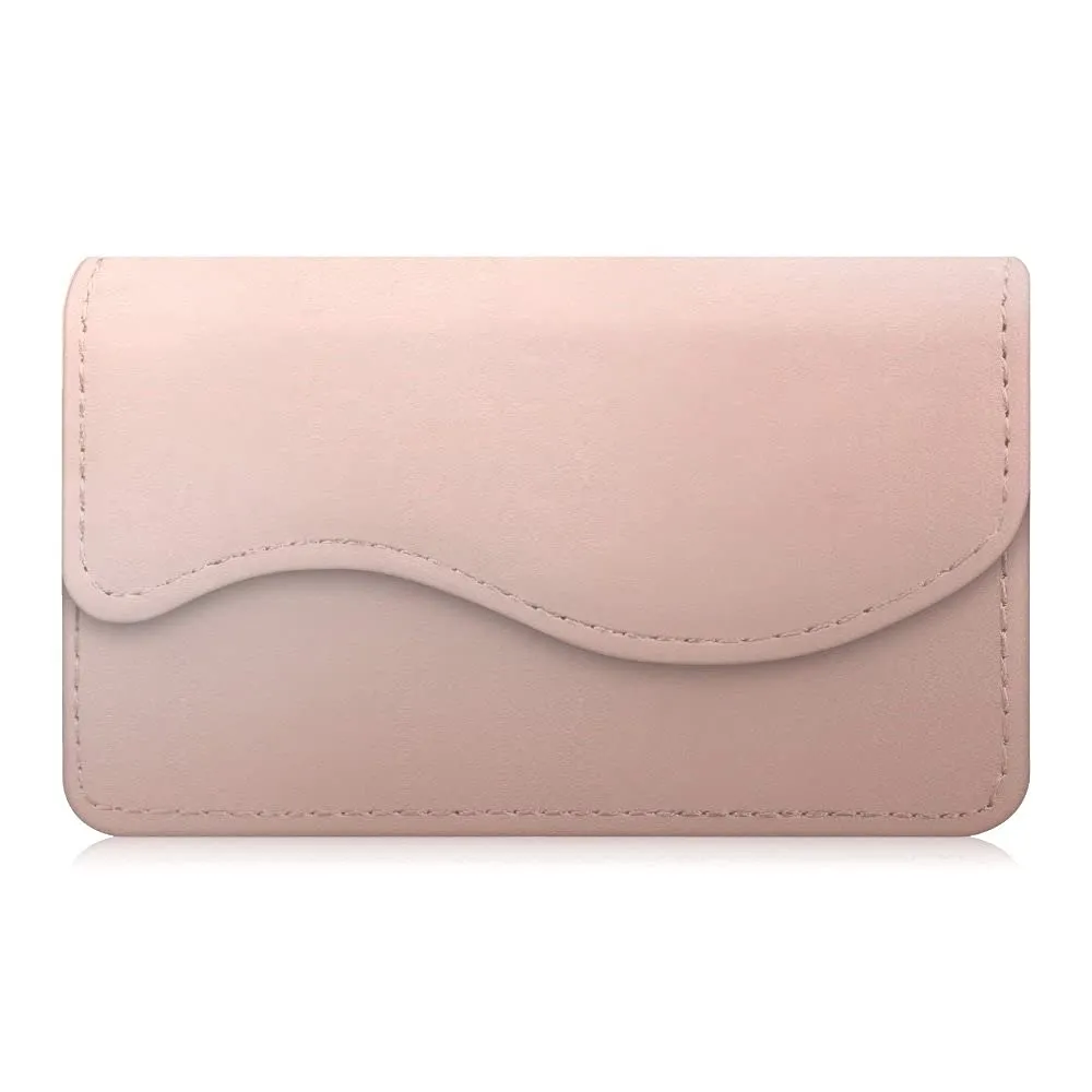 FINTIE Porta Biglietti da Visita con Chiusura Magnetica - Oro Rosa - immagine 7