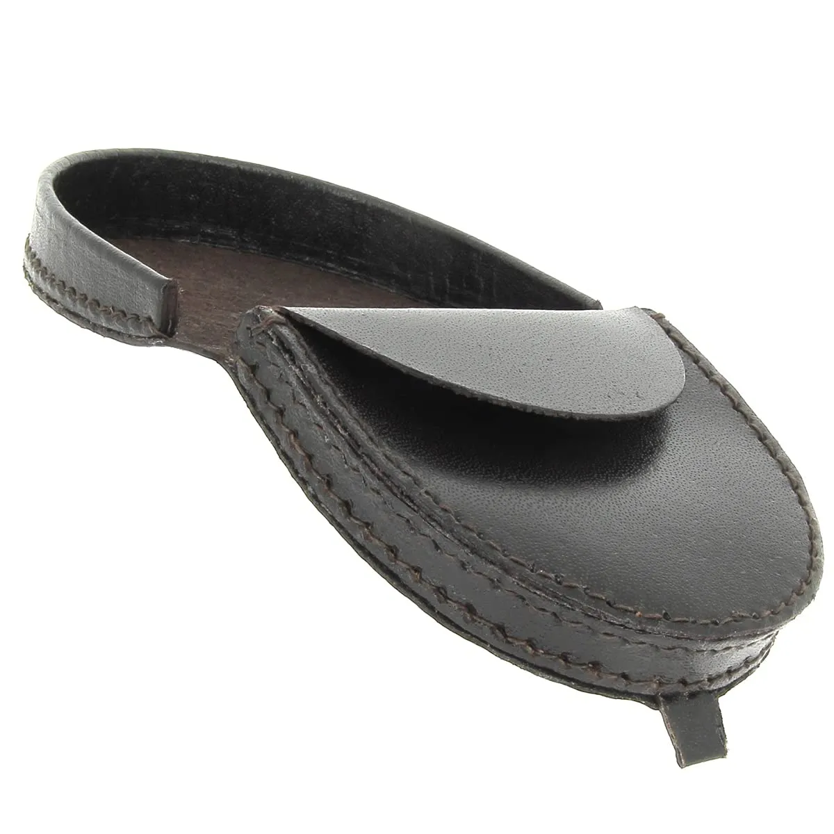 Karl Loven Portamonete Uomo Slim Modello Bacino Marrone in Pelle - immagine 4