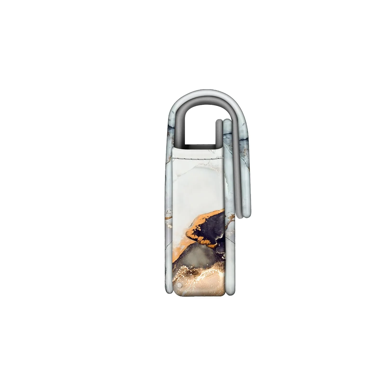 FINTIE Porta Biglietti da Visita con Chiusura Magnetica - Z-cloudy Marble - immagine 9